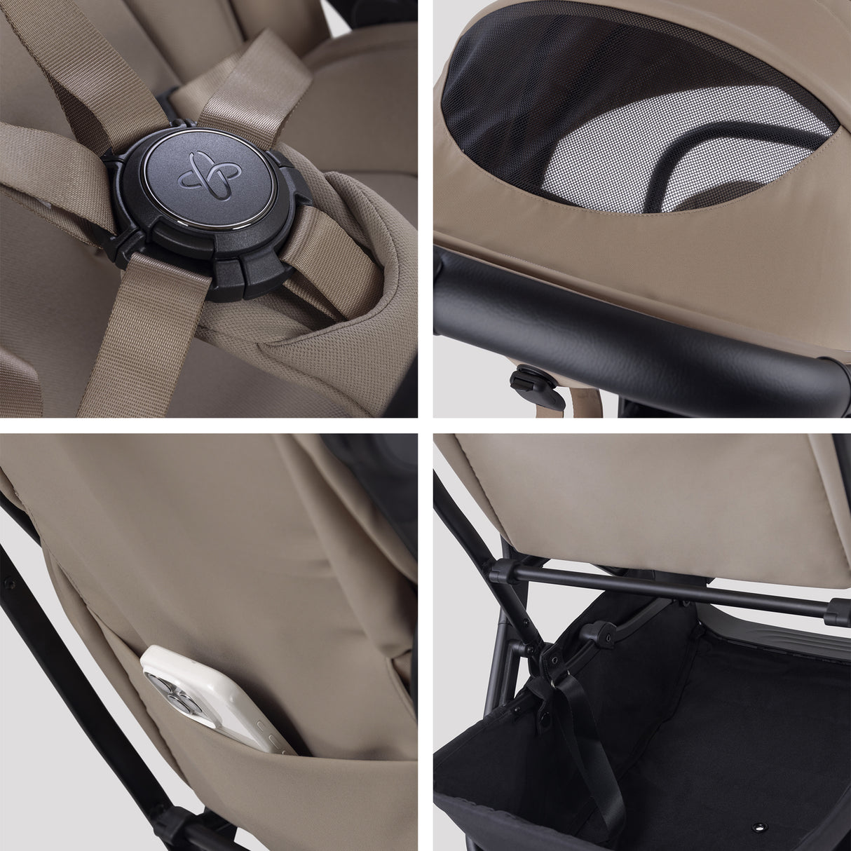 Silver Cross Nia Stroller - Champagne