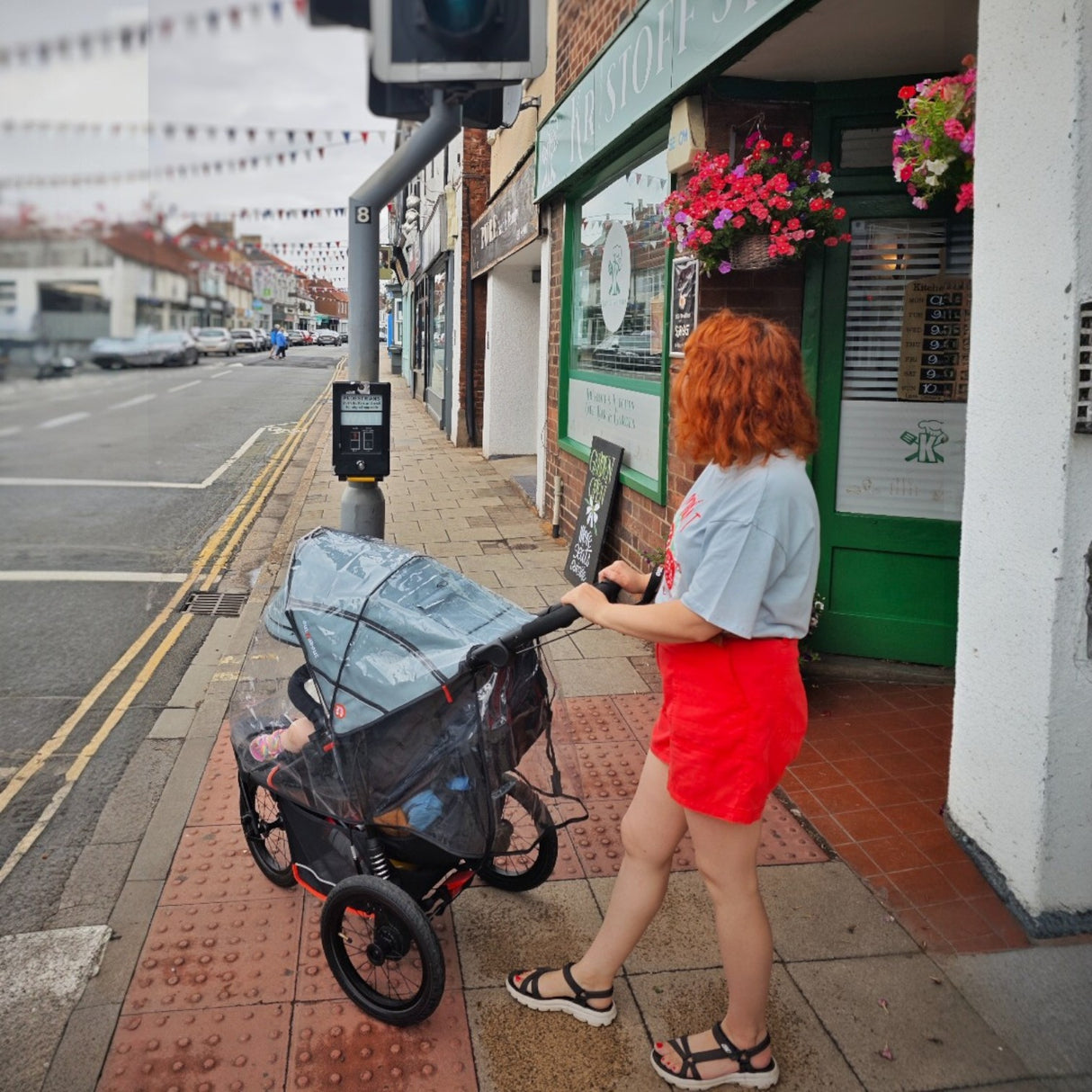 Out n About Nipper V6 Plus Single Pushchair - Rocksalt Grey