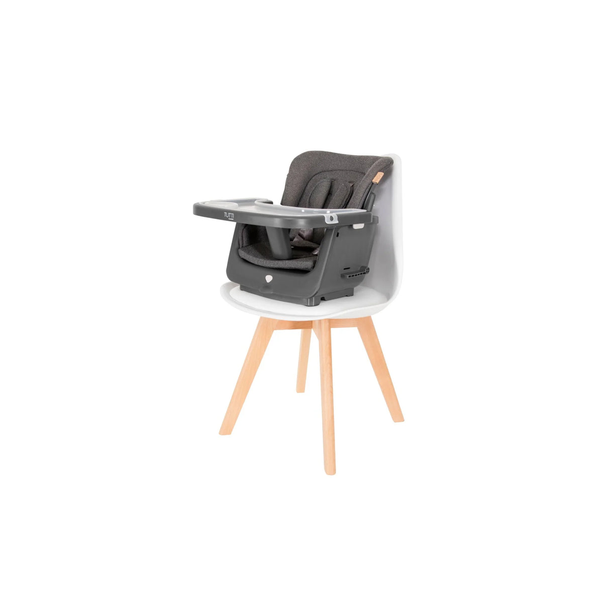 Tutti Bambini Nova Birth to 12 Years Complete Highchair Package - Grey & Oak