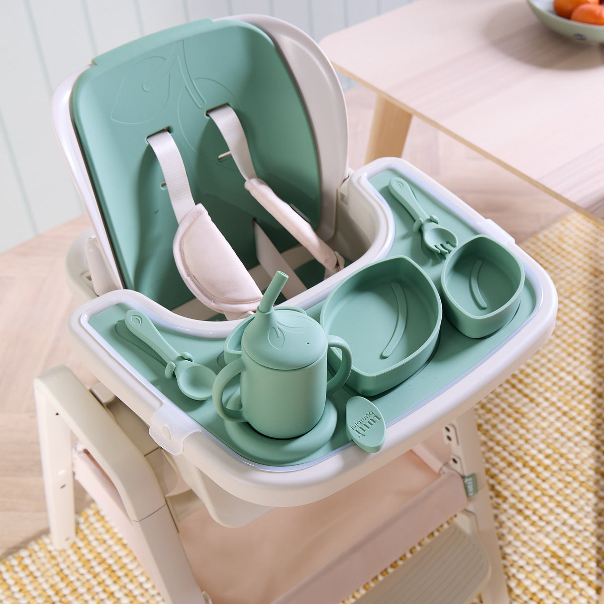 Tutti Bambini Nova Maison Highchair Accessory Pack - Basil