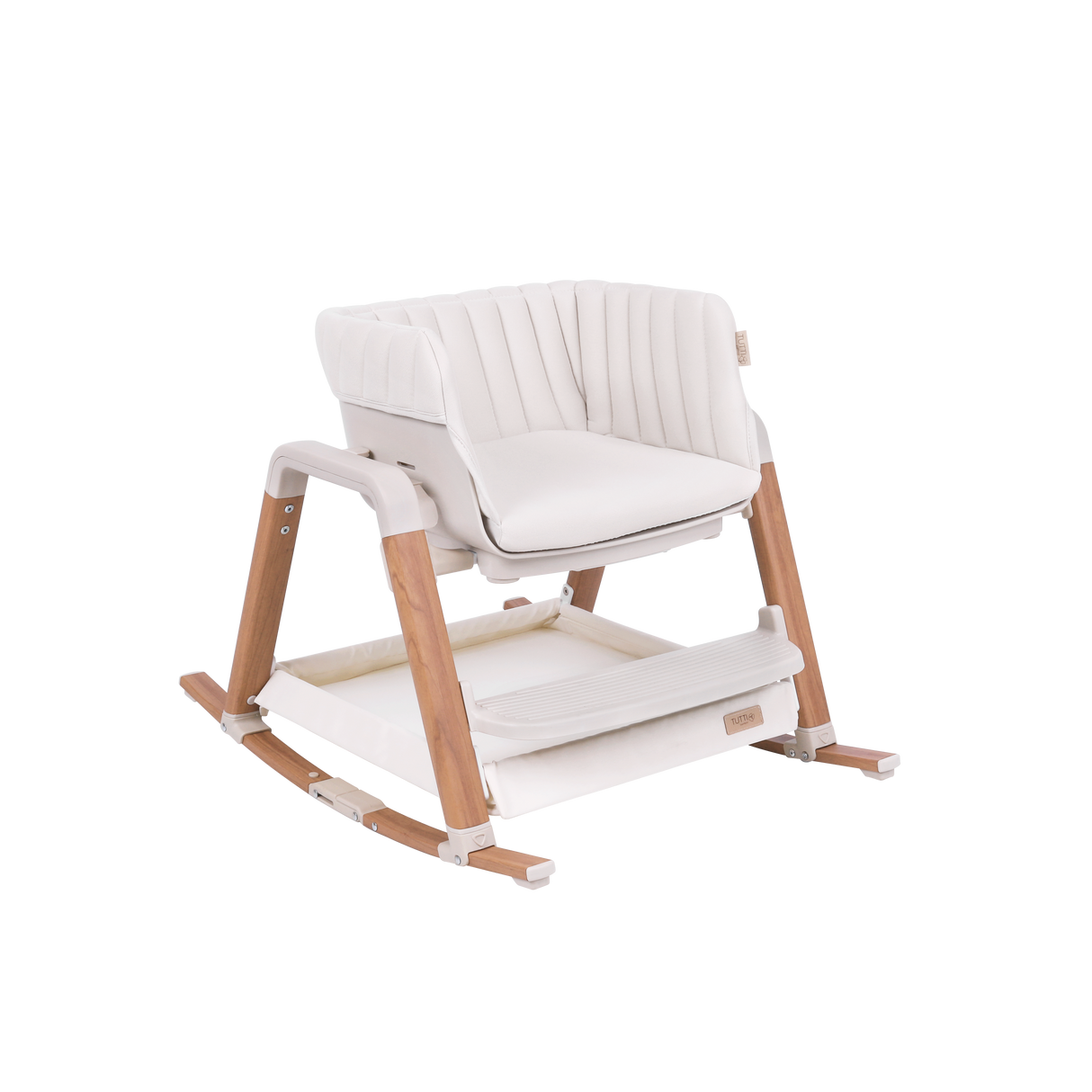Tutti Bambini Nova Evolutionary 7-in-1 Highchair – Ecru & Scandinavian Walnut