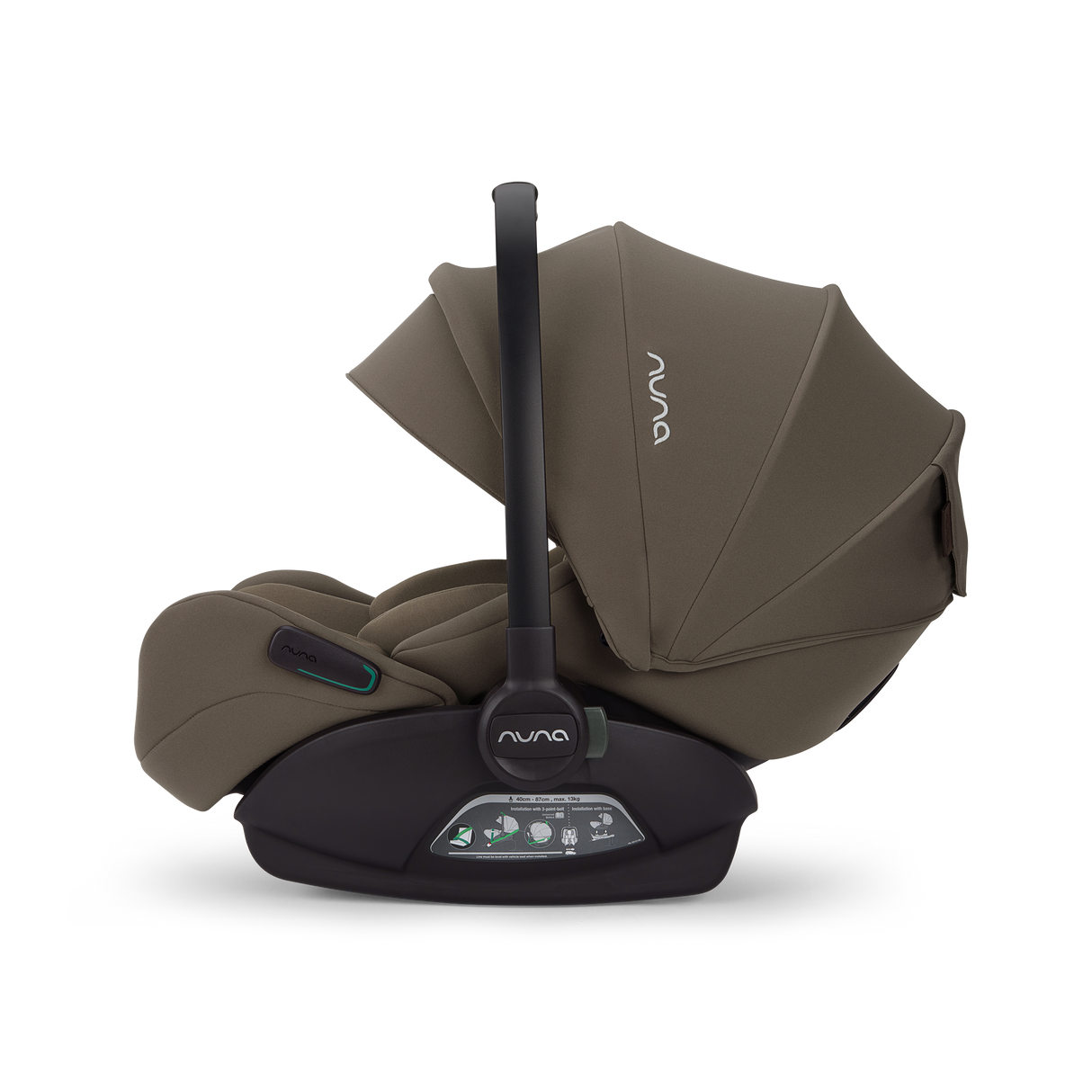 Nuna Mixx Next Travel System with ARRA Flex Car Seat, Curv ISOFIX Base & Stand - Pistachio