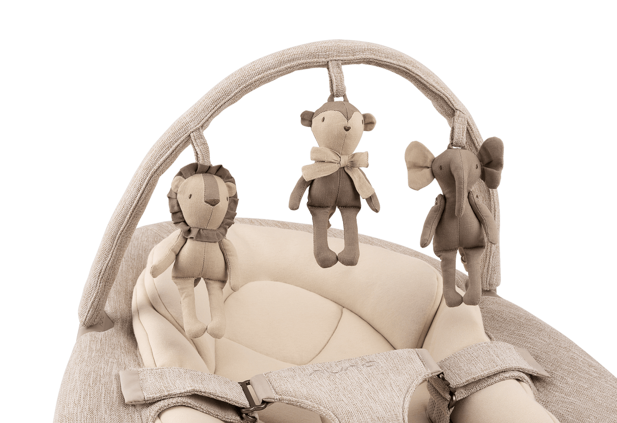 Nuna LEAF Grow Baby Swing & Toy Bar – Sand