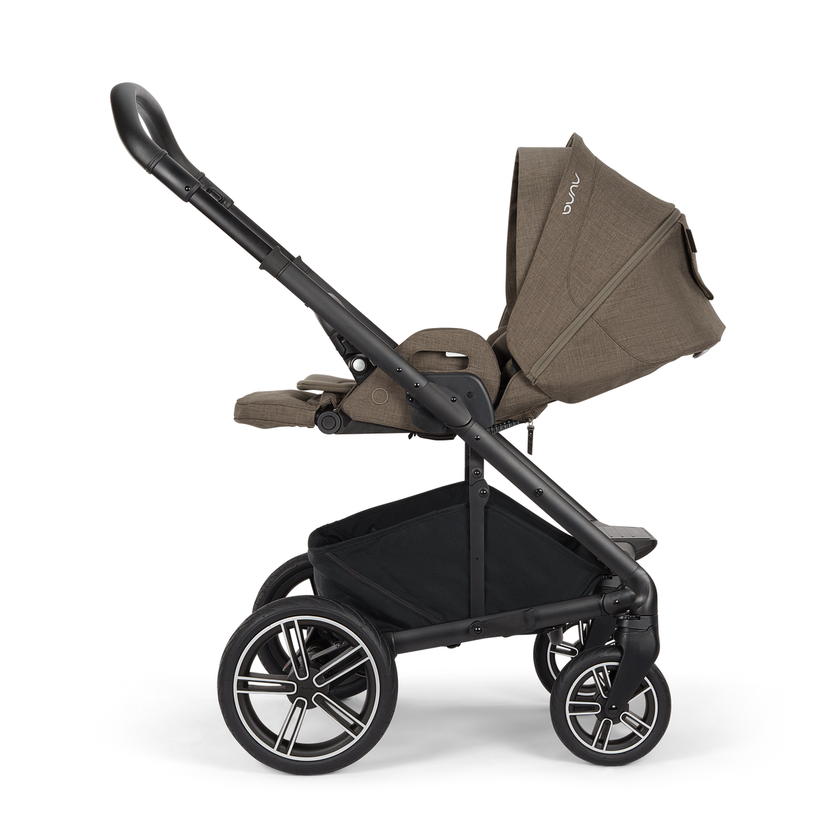 Nuna Mixx Next Travel System with ARRA Flex Car Seat, Curv ISOFIX Base & Stand - Pistachio