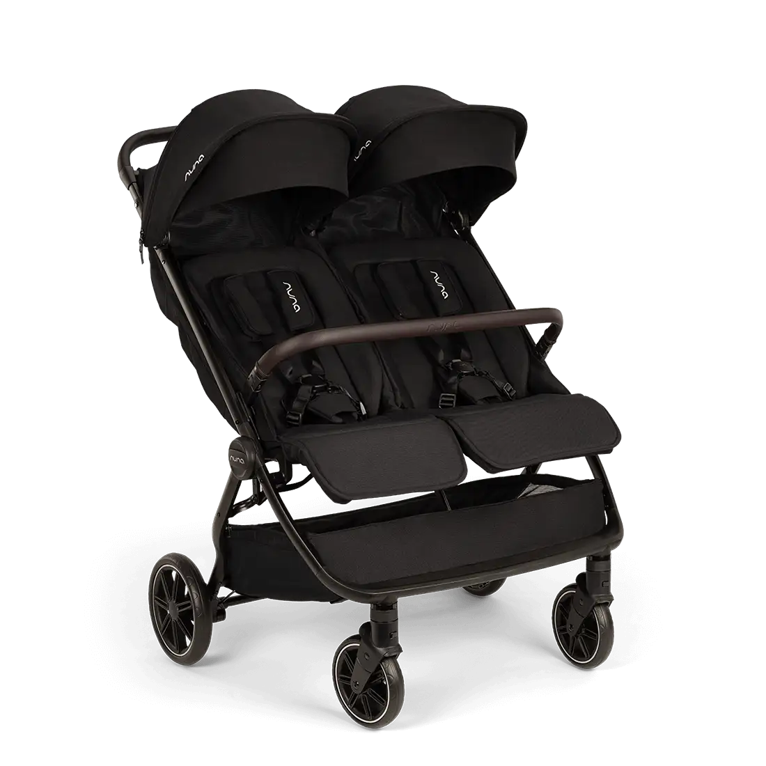 Nuna TRVL DUBL Side-by-Side Stroller – Caviar