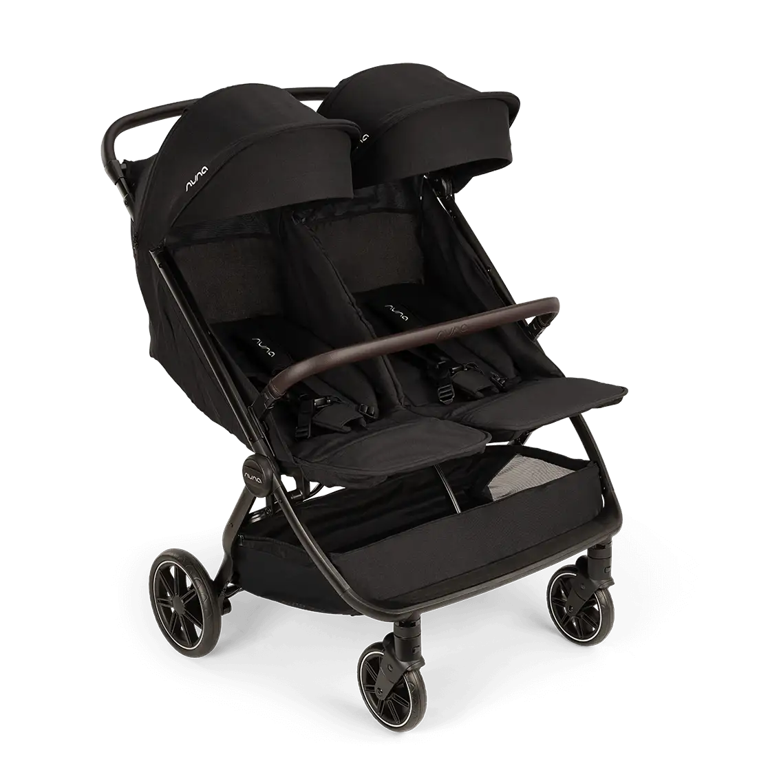 Nuna TRVL DUBL Side-by-Side Stroller – Caviar