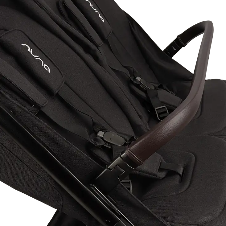 Nuna TRVL DUBL Side-by-Side Stroller – Caviar