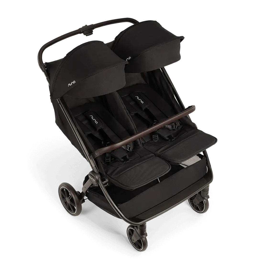 Nuna TRVL DUBL Side-by-Side Stroller – Caviar