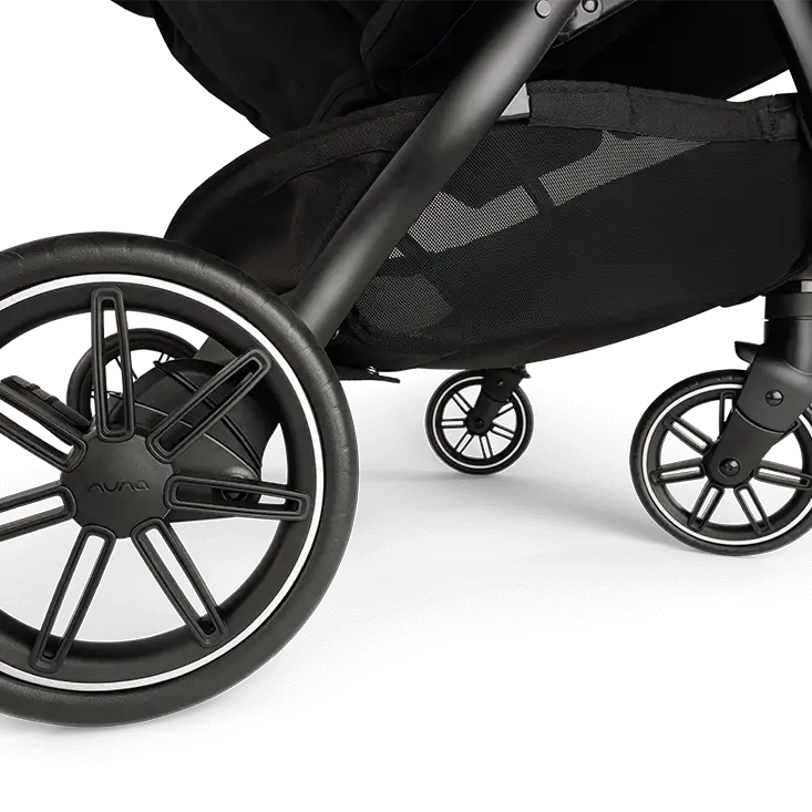 Nuna TRVL DUBL Side-by-Side Stroller – Caviar