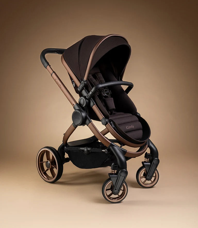 iCandy Peach 7 Complete Travel System with Maxi Cosi Pebble Pro 2 and ISOFIX Base - Pecan