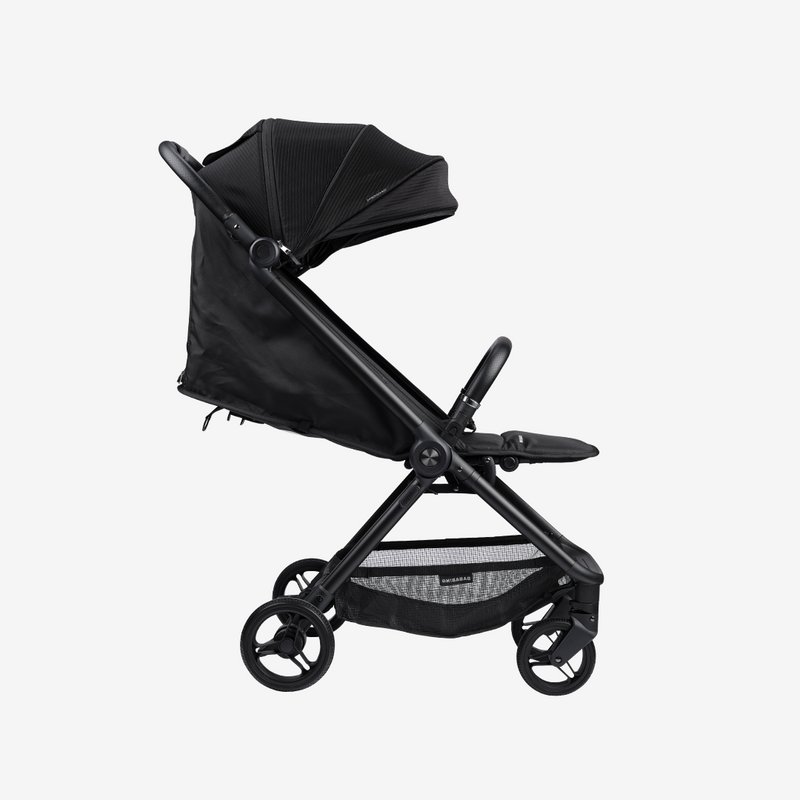 Bababing Auto Fold Compact Stroller - Black