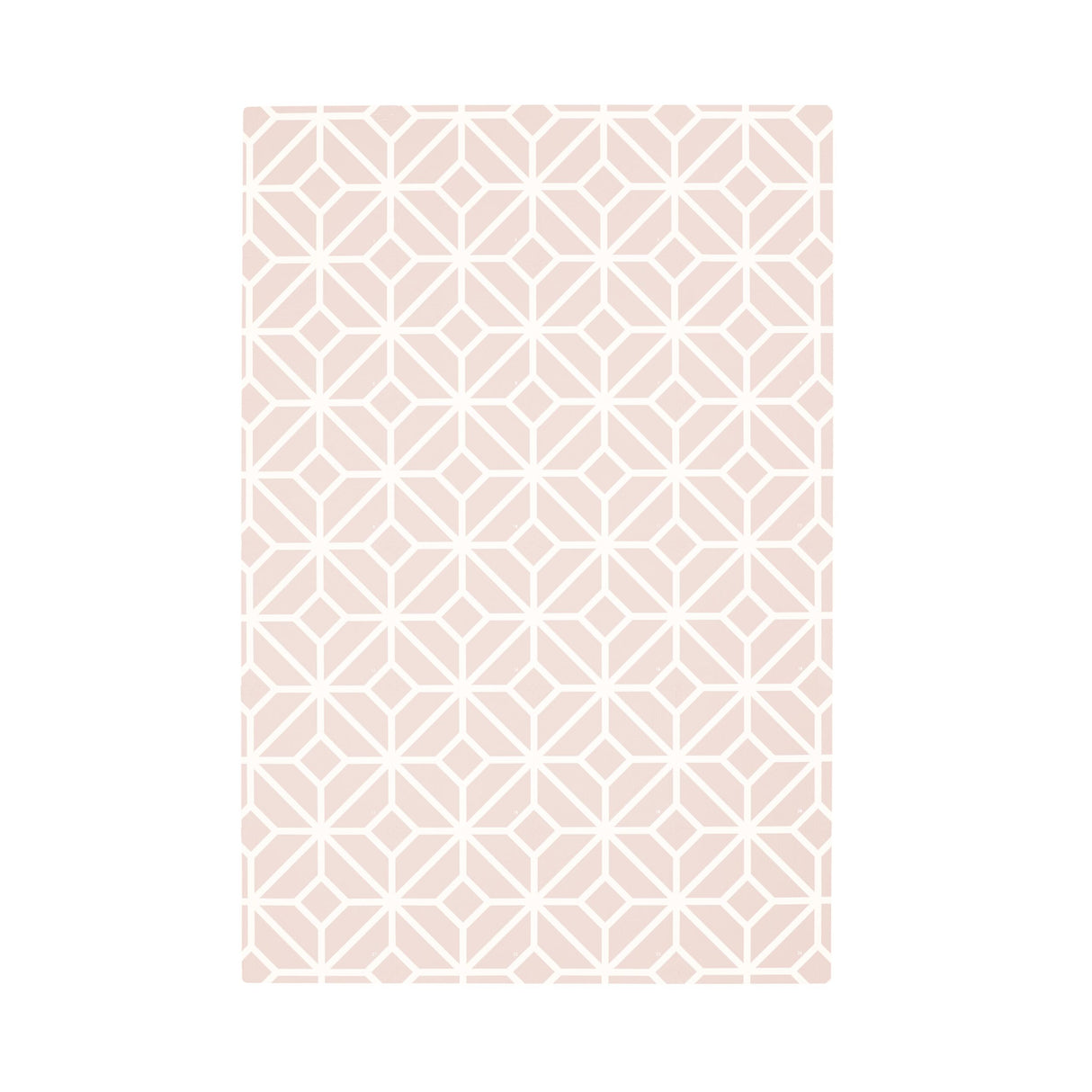 Tutti Bambini 120x 175cm Foam Puzzle Playmat - Tiles Blush Rose