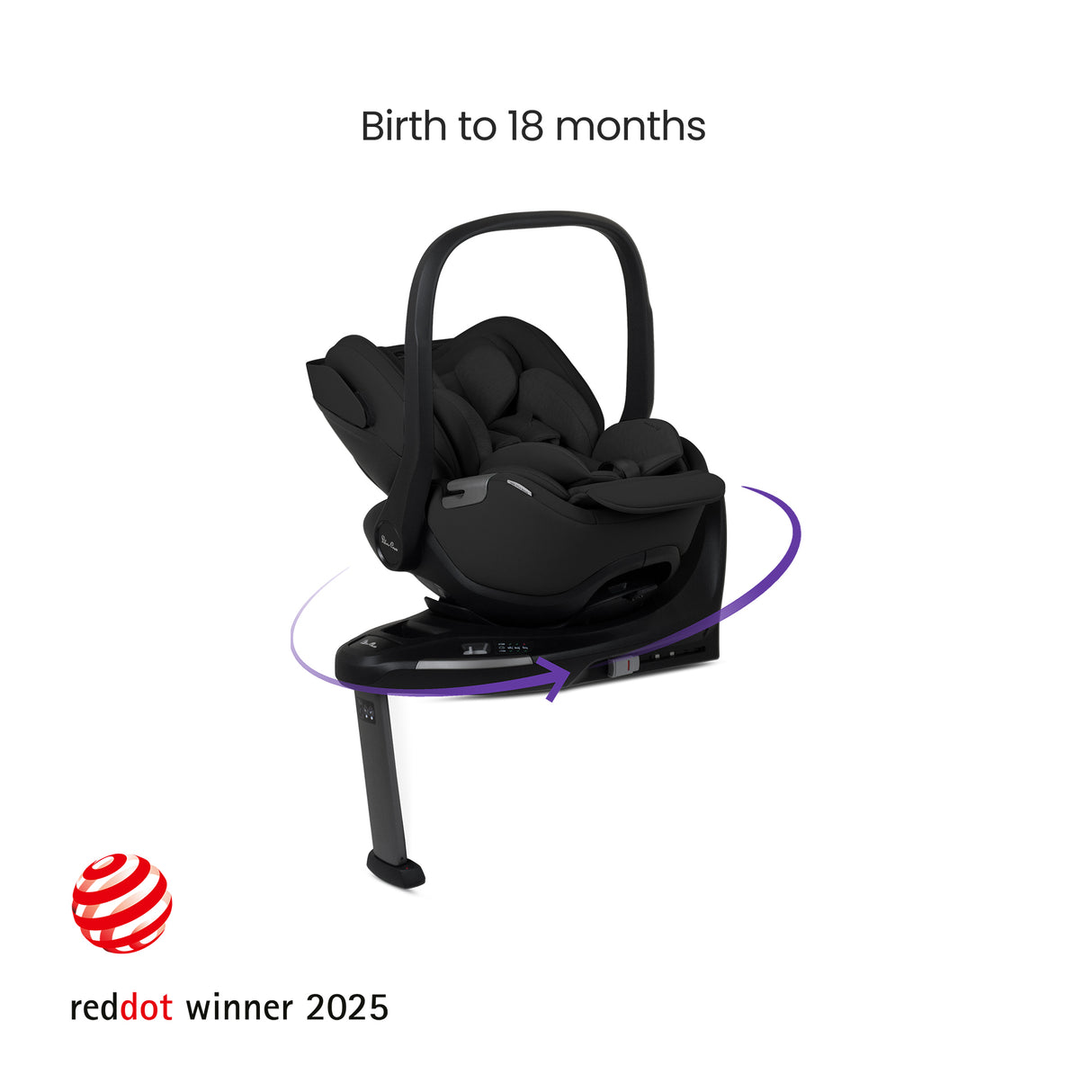 Silver Cross Reef 2 Ultimate Travel System Bundle with Glide Plus 360 Car Seat and ISOFIX Base - Space