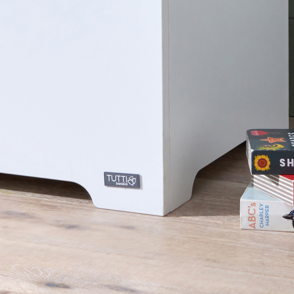 Tutti Bambini Rio Toy Box - White / Dove Grey