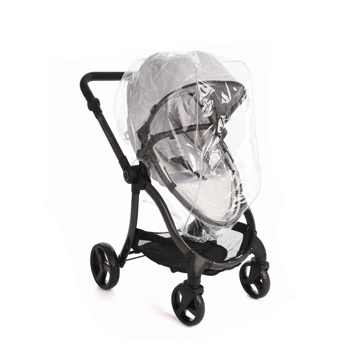 Roma Egg® Children's Dolls Pram – Houndstooth Silver