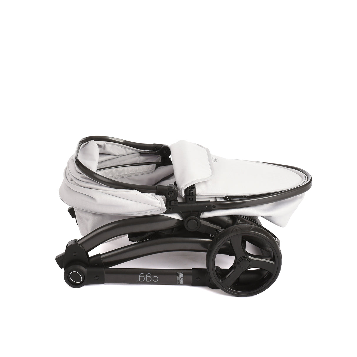 Roma Egg® Children's Dolls Pram – Houndstooth Silver