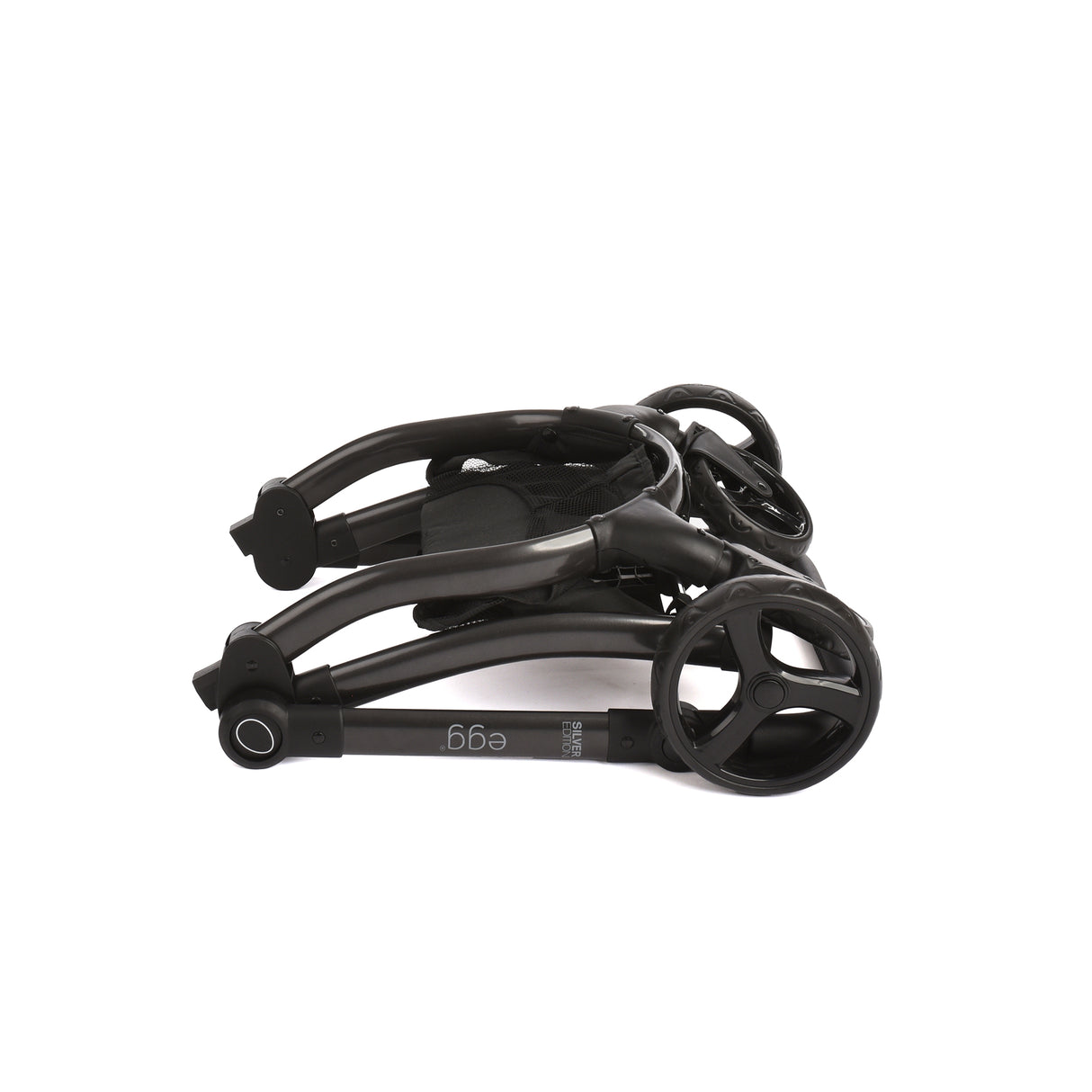 Roma Egg® Children's Dolls Pram – Houndstooth Silver