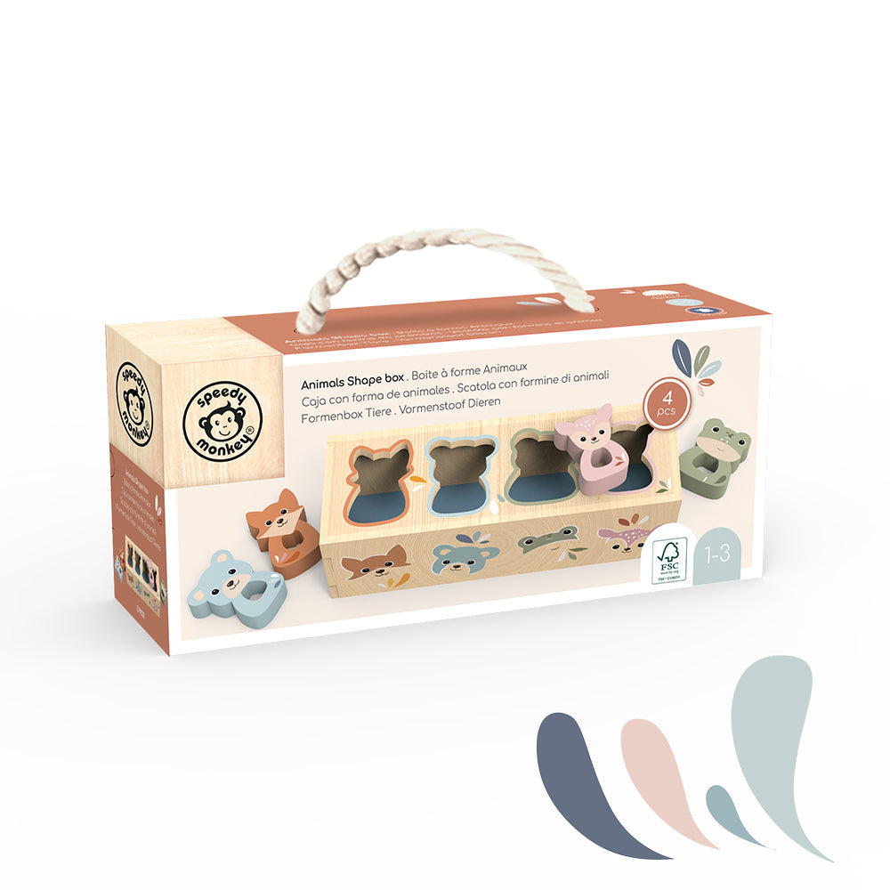 Speedy Monkey Animal Shape Box
