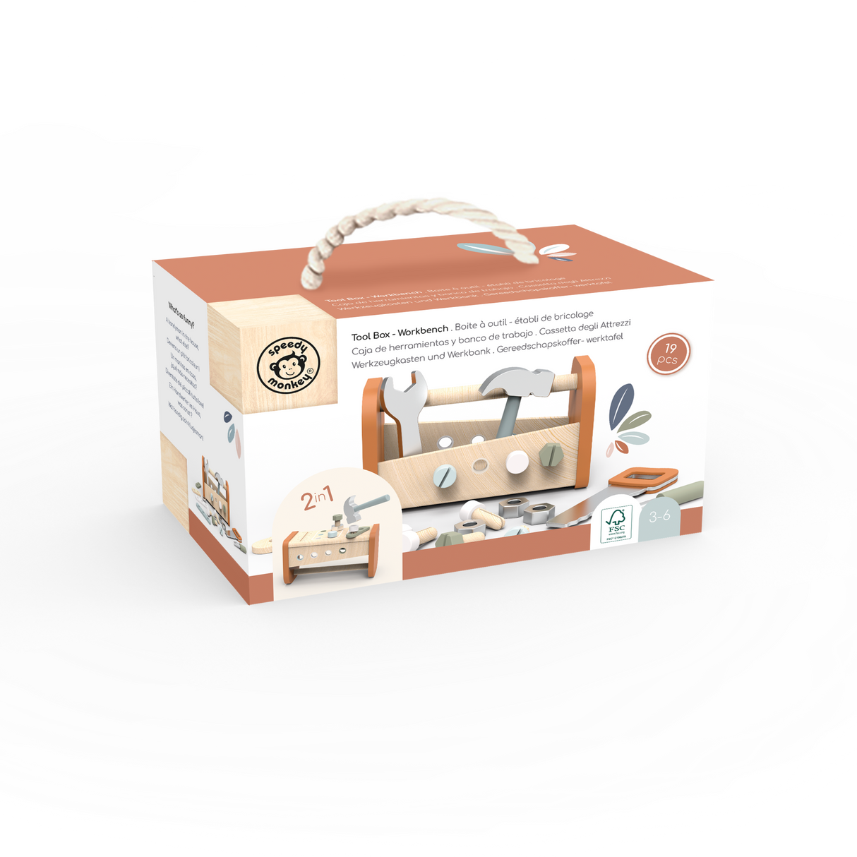 Speedy Monkey 2 in 1 Tool Box & Workbench