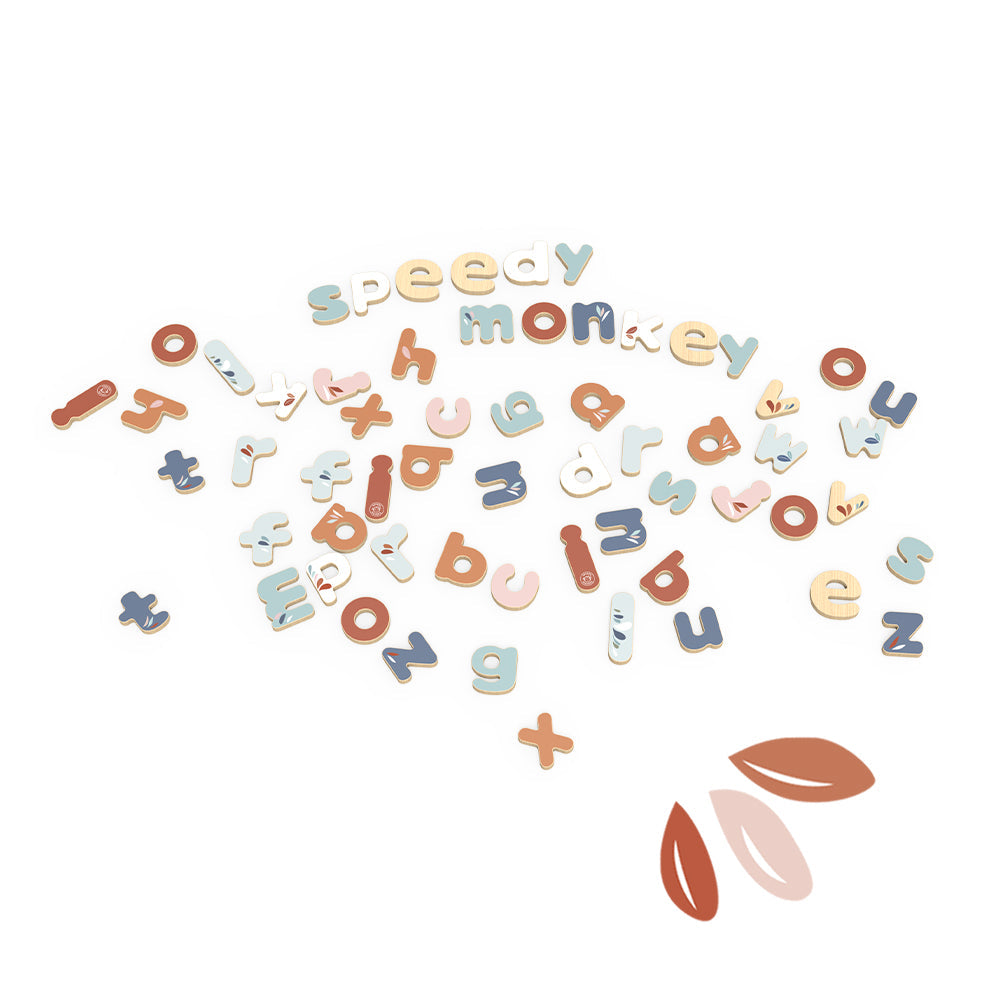 Speedy Monkey Magnetic Letters - 60 Pieces