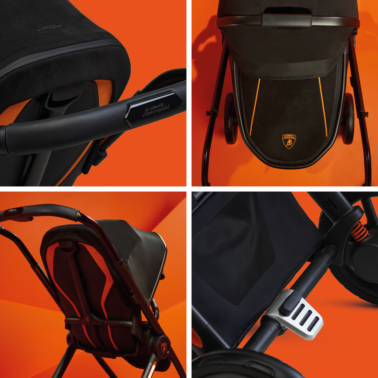 Silver Cross x Automobili Lamborghini Reef AL Arancio Accessory Bundle