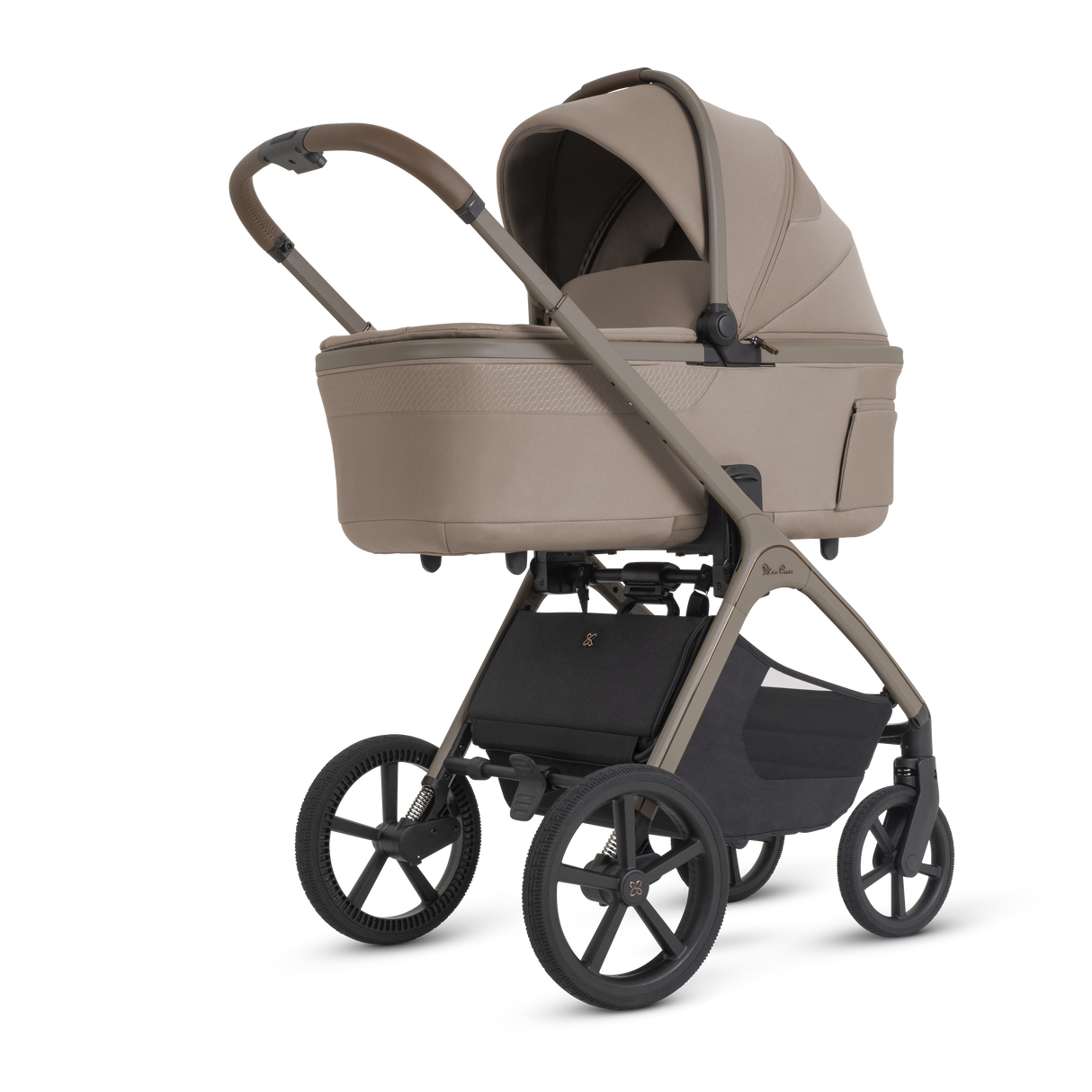 Silver Cross Cove 2 Ultimate Bundle with Glide Plus 360 Infant Car Seat and ISOFIX Base Plus - Champagne