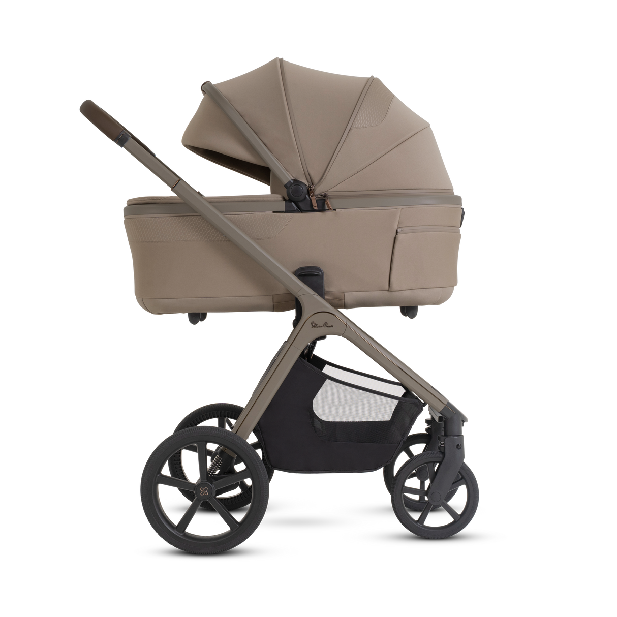 Silver Cross Cove 2 Ultimate Bundle with Glide Plus 360 Infant Car Seat and ISOFIX Base Plus - Champagne