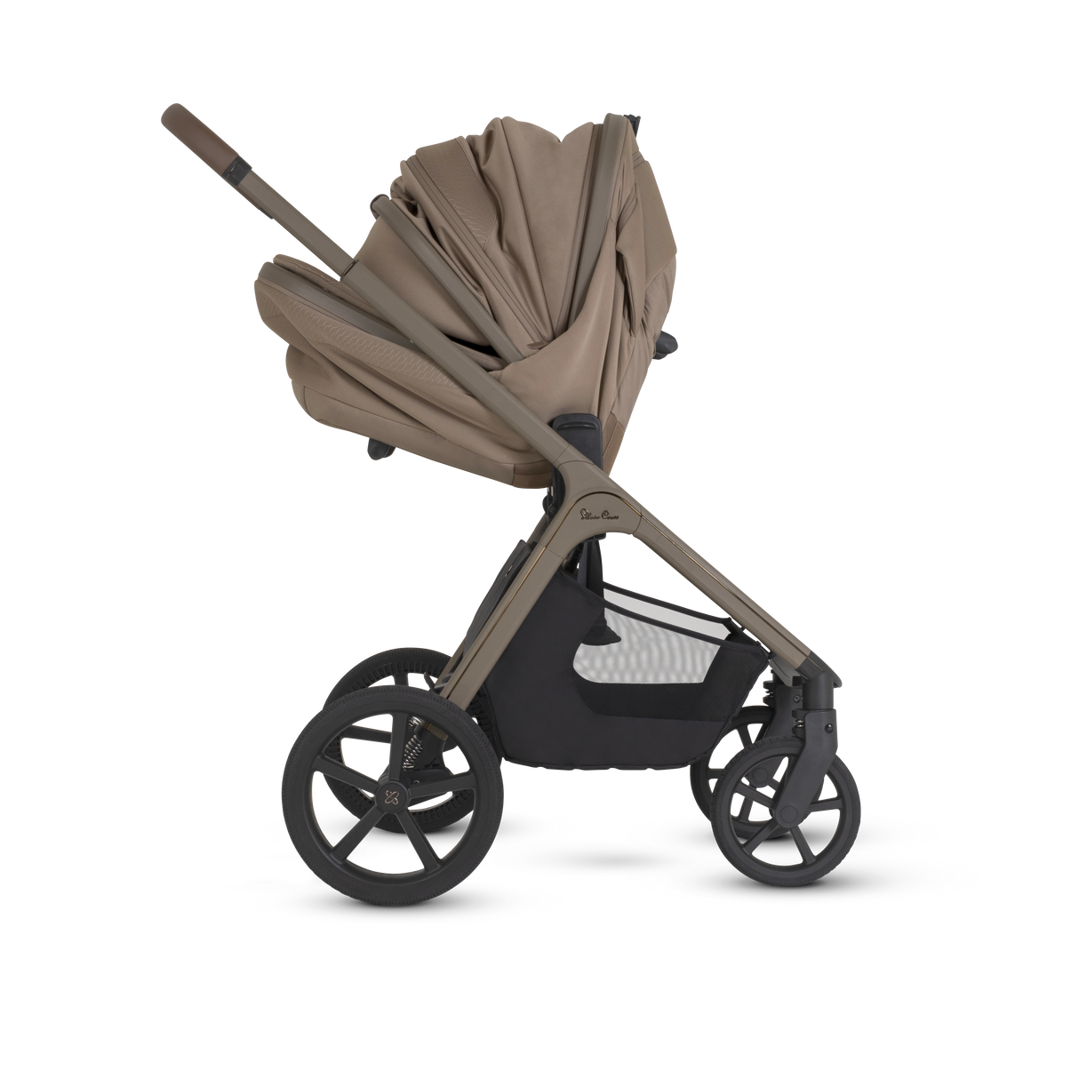 Silver Cross Cove 2 Ultimate Bundle with Glide Plus 360 Infant Car Seat and ISOFIX Base Plus - Champagne