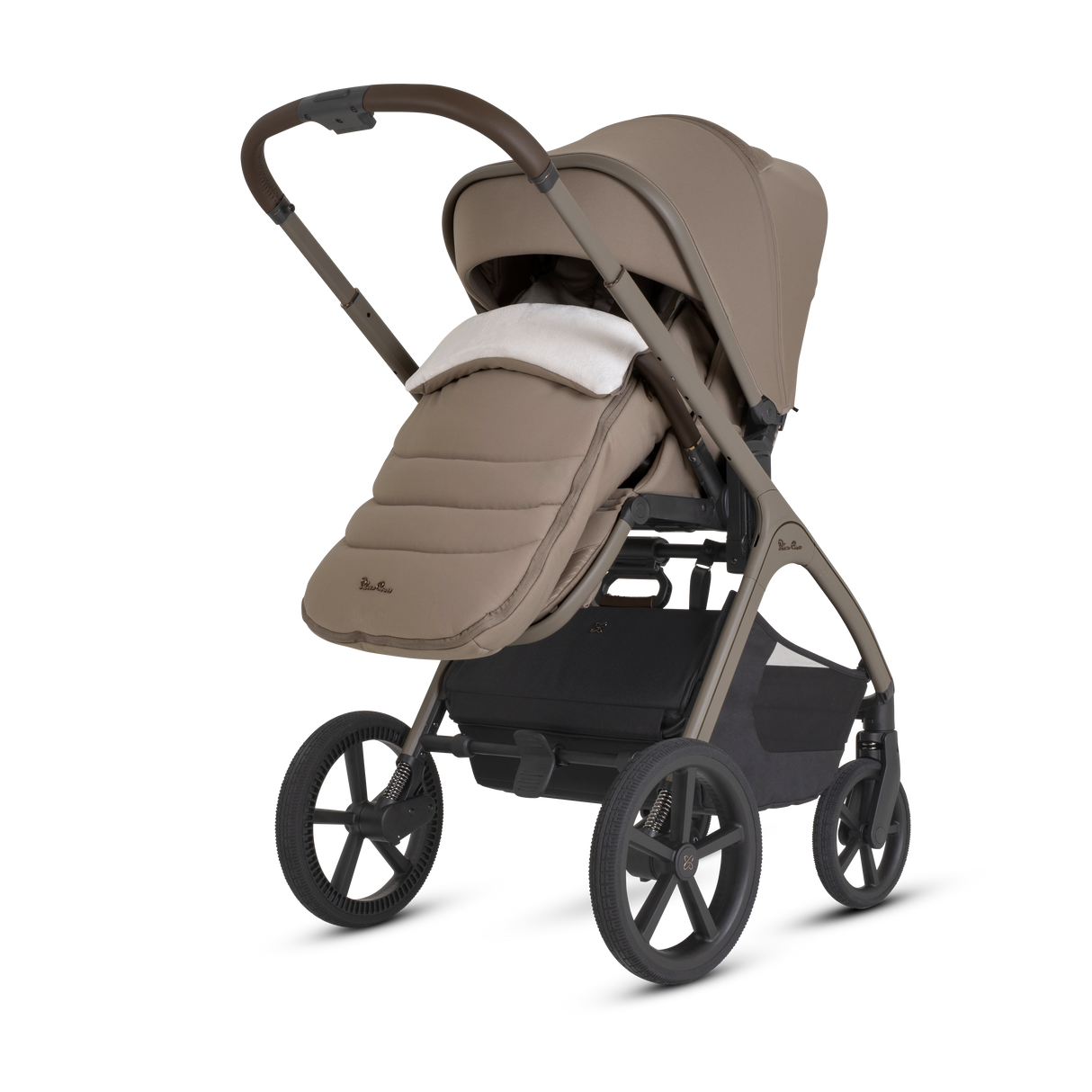 Silver Cross Cove 2 Ultimate Bundle with Glide Plus 360 Infant Car Seat and ISOFIX Base Plus - Champagne