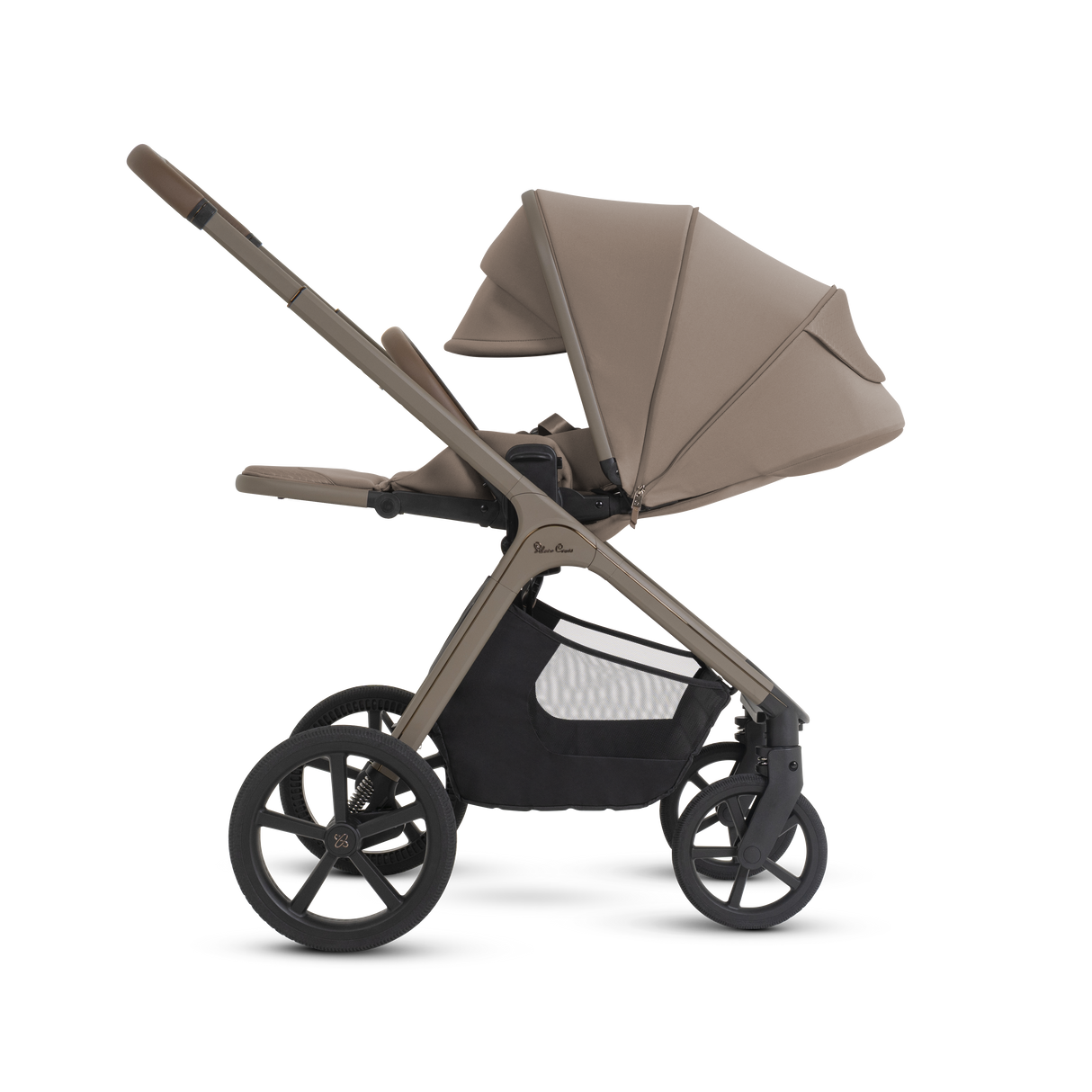 Silver Cross Cove 2 Ultimate Bundle with Glide Plus 360 Infant Car Seat and ISOFIX Base Plus - Champagne