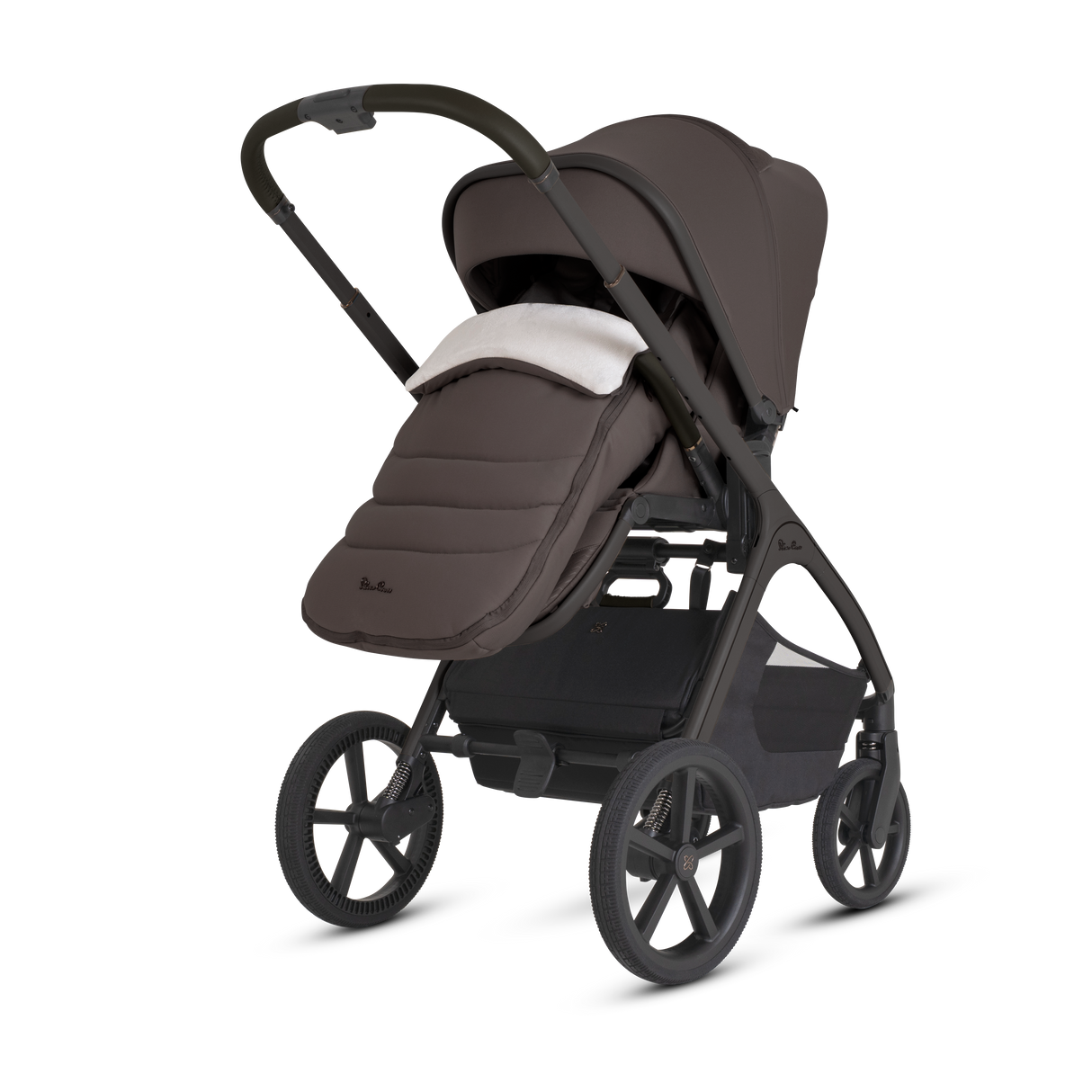Silver Cross Cove 2 Ultimate Bundle with Glide Plus 360 Infant Car Seat and ISOFIX Base Plus - Chocolate