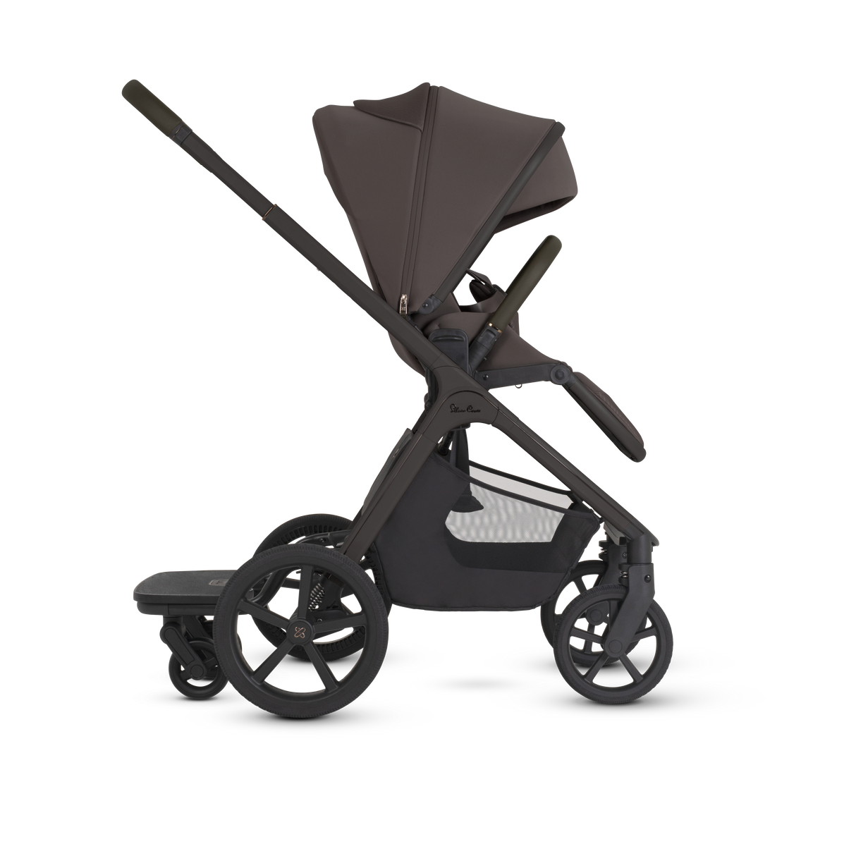 Silver Cross Cove 2 Ultimate Bundle with Glide Plus 360 Infant Car Seat and ISOFIX Base Plus - Chocolate