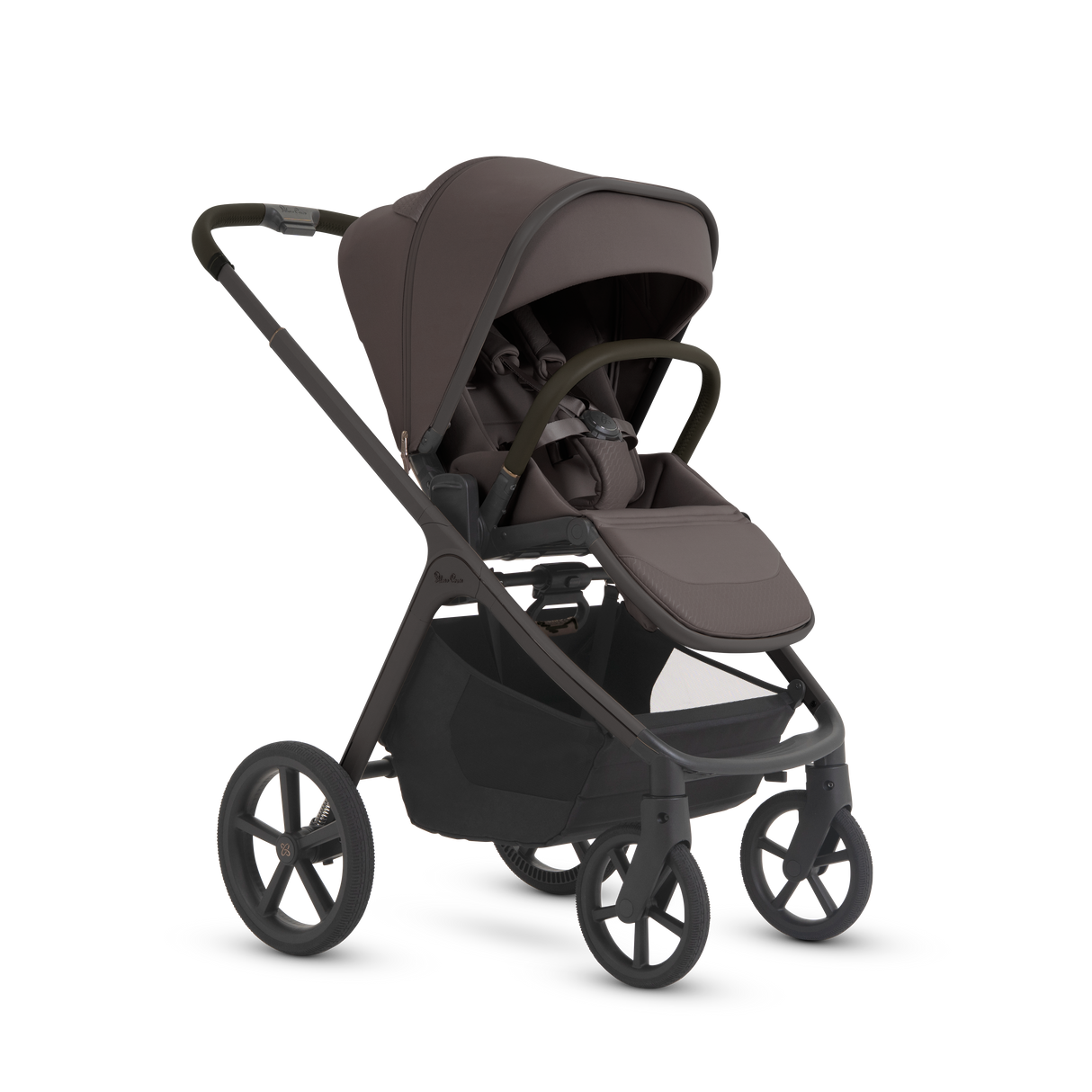Silver Cross Cove 2 Ultimate Bundle with Glide Plus 360 Infant Car Seat and ISOFIX Base Plus - Chocolate