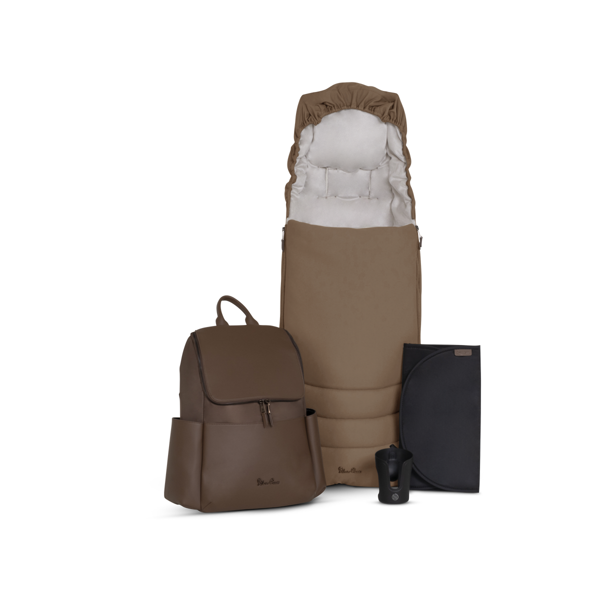 Silver Cross Cove 2 Ultimate Bundle with Glide Plus 360 Infant Car Seat and ISOFIX Base Plus - Maple