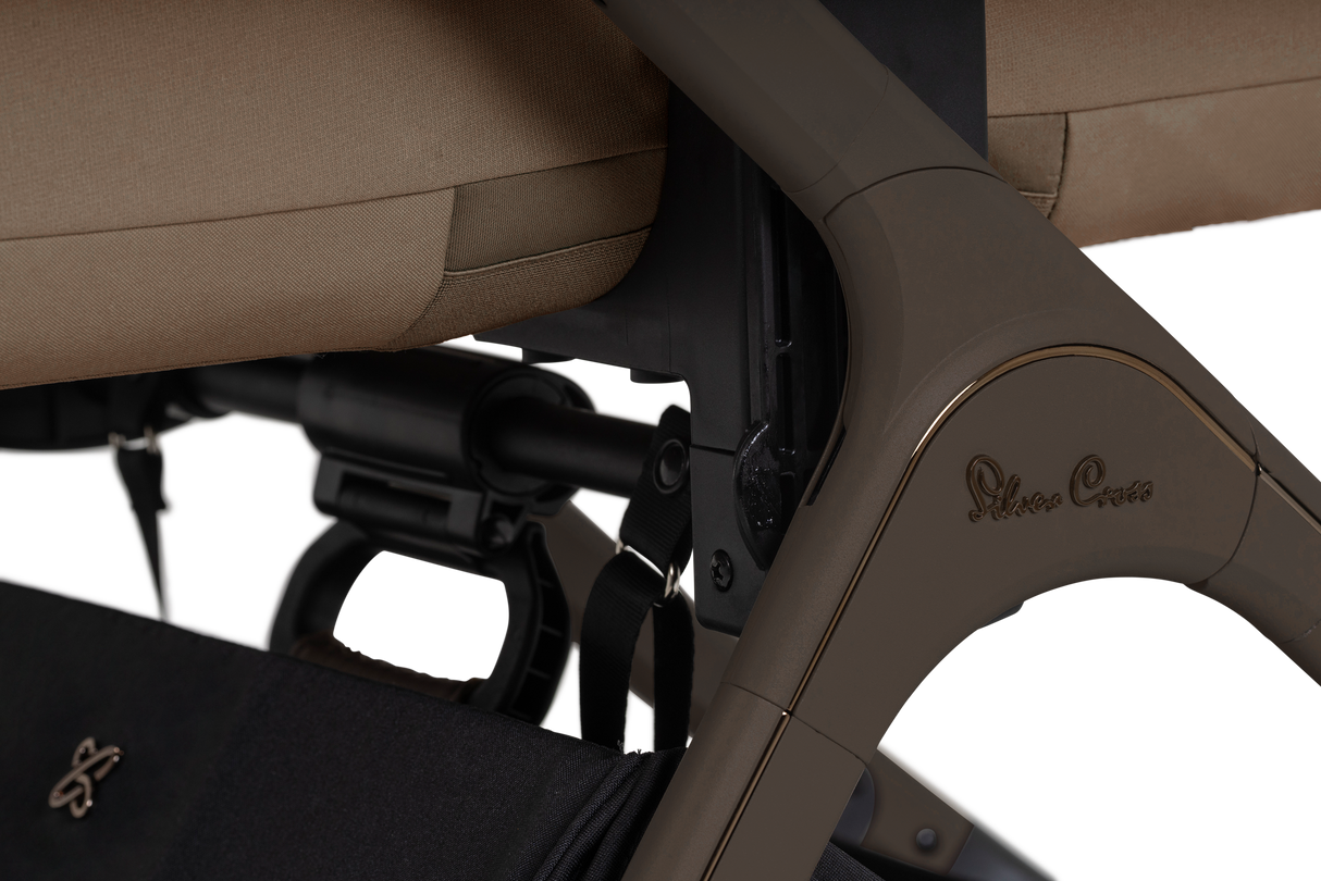 Silver Cross Cove 2 Ultimate Bundle with Glide Plus 360 Infant Car Seat and ISOFIX Base Plus - Maple