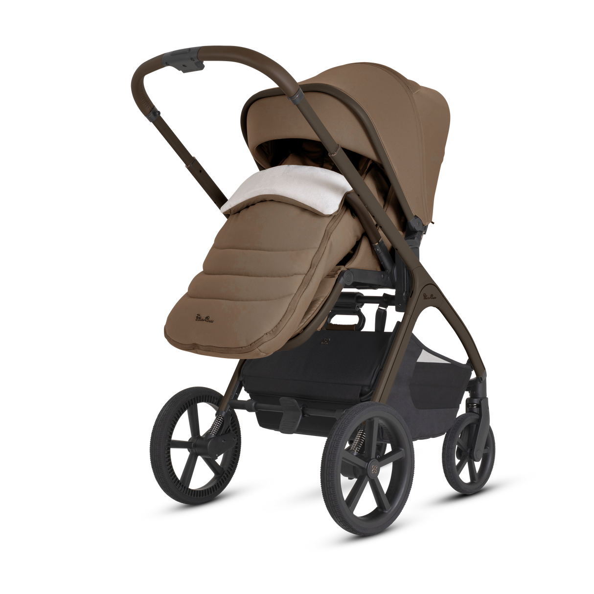 Silver Cross Cove 2 Ultimate Bundle with Glide Plus 360 Infant Car Seat and ISOFIX Base Plus - Maple