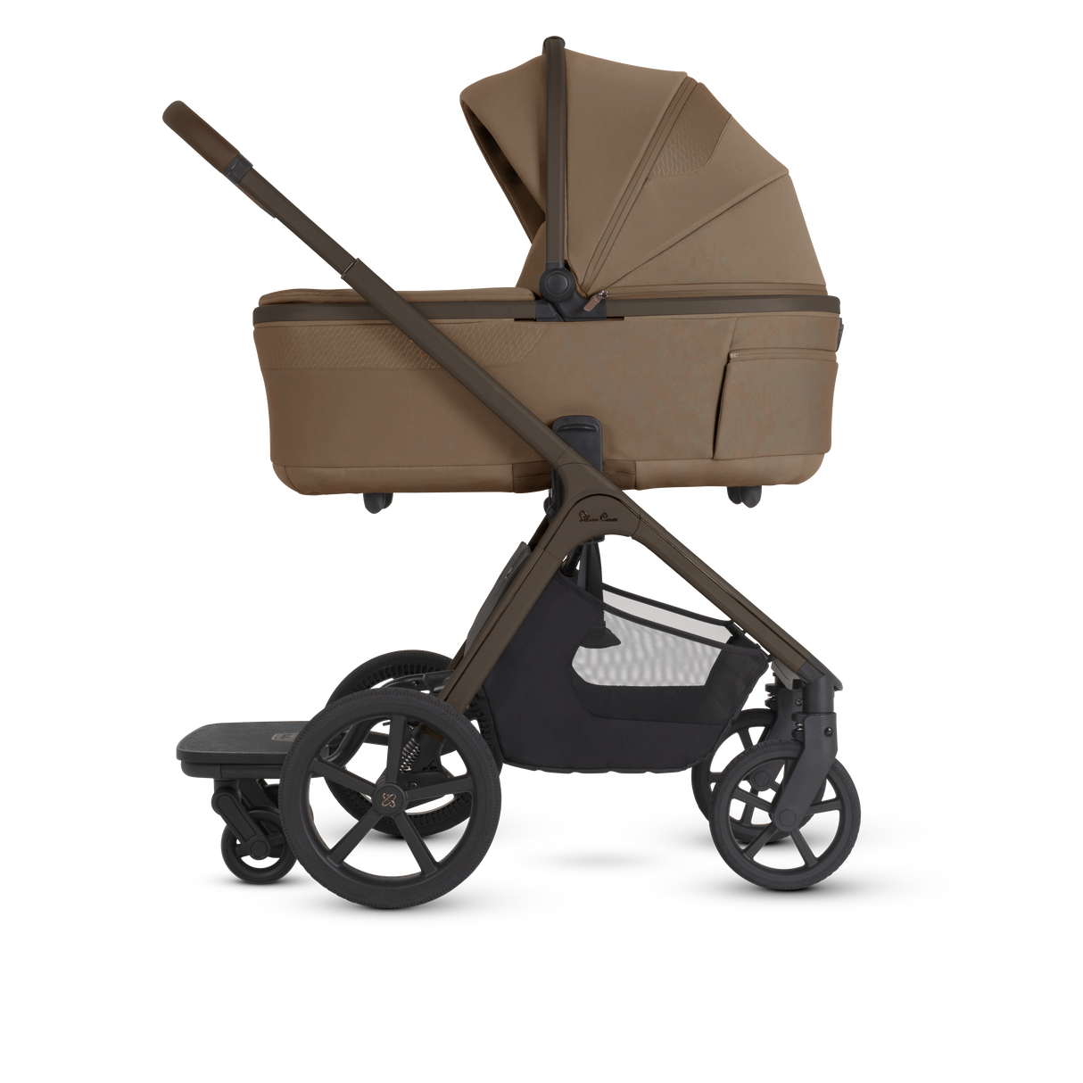 Silver Cross Cove 2 Ultimate Bundle with Glide Plus 360 Infant Car Seat and ISOFIX Base Plus - Maple