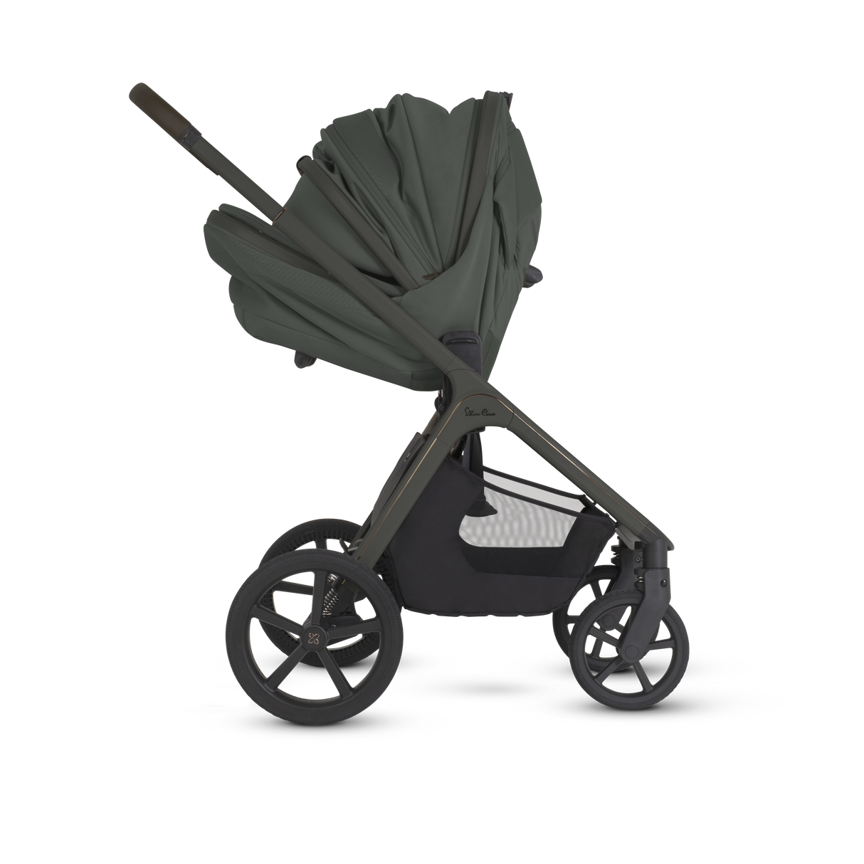 Silver Cross Cove 2 Ultimate Bundle with Glide Plus 360 Infant Car Seat and ISOFIX Base Plus - Pewter