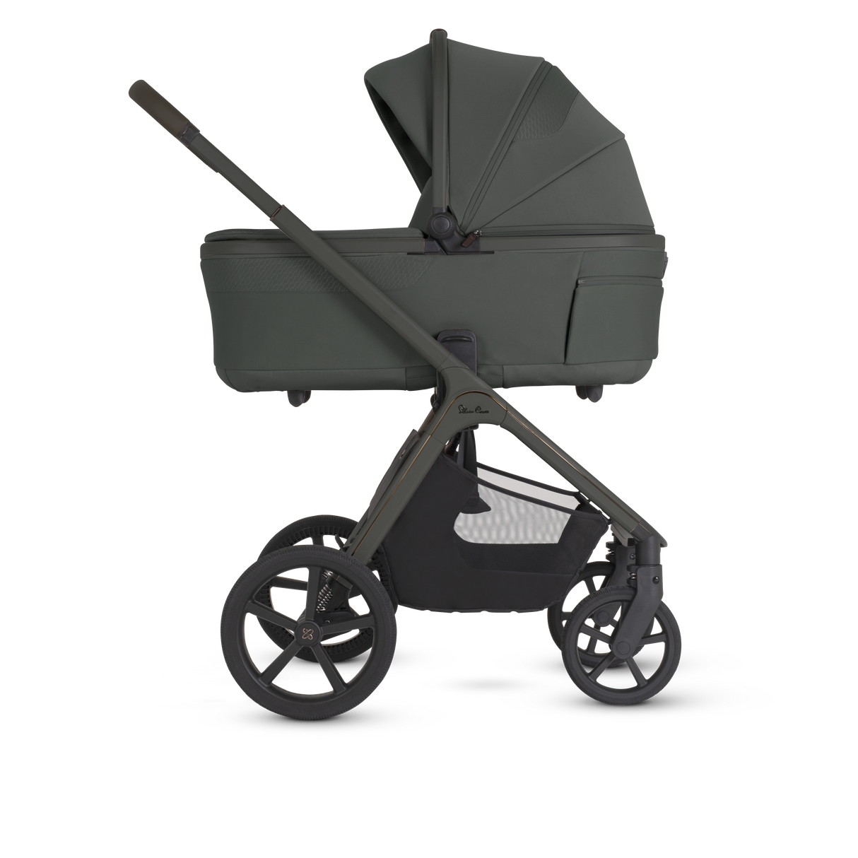 Silver Cross Cove 2 Ultimate Bundle with Glide Plus 360 Infant Car Seat and ISOFIX Base Plus - Pewter