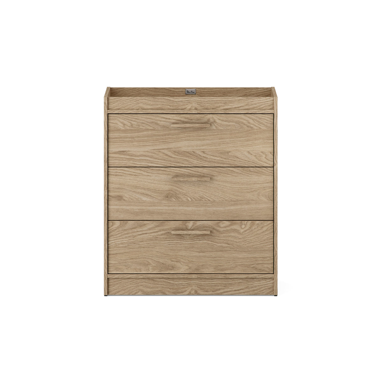 Silver Cross Geneva 4 Piece Nursery Furniture Set with Cot Bed, Under Drawer, Dresser, Wardrobe and Carmel Rocking Chair