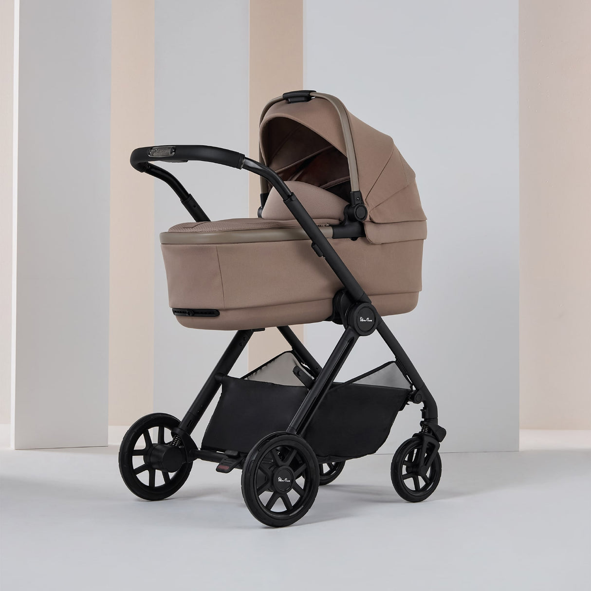 Silver Cross Reef 2 Ultimate Travel System Bundle with Glide Plus 360, Approach Plus 360 Car Seat and ISOFIX Base - Mocha