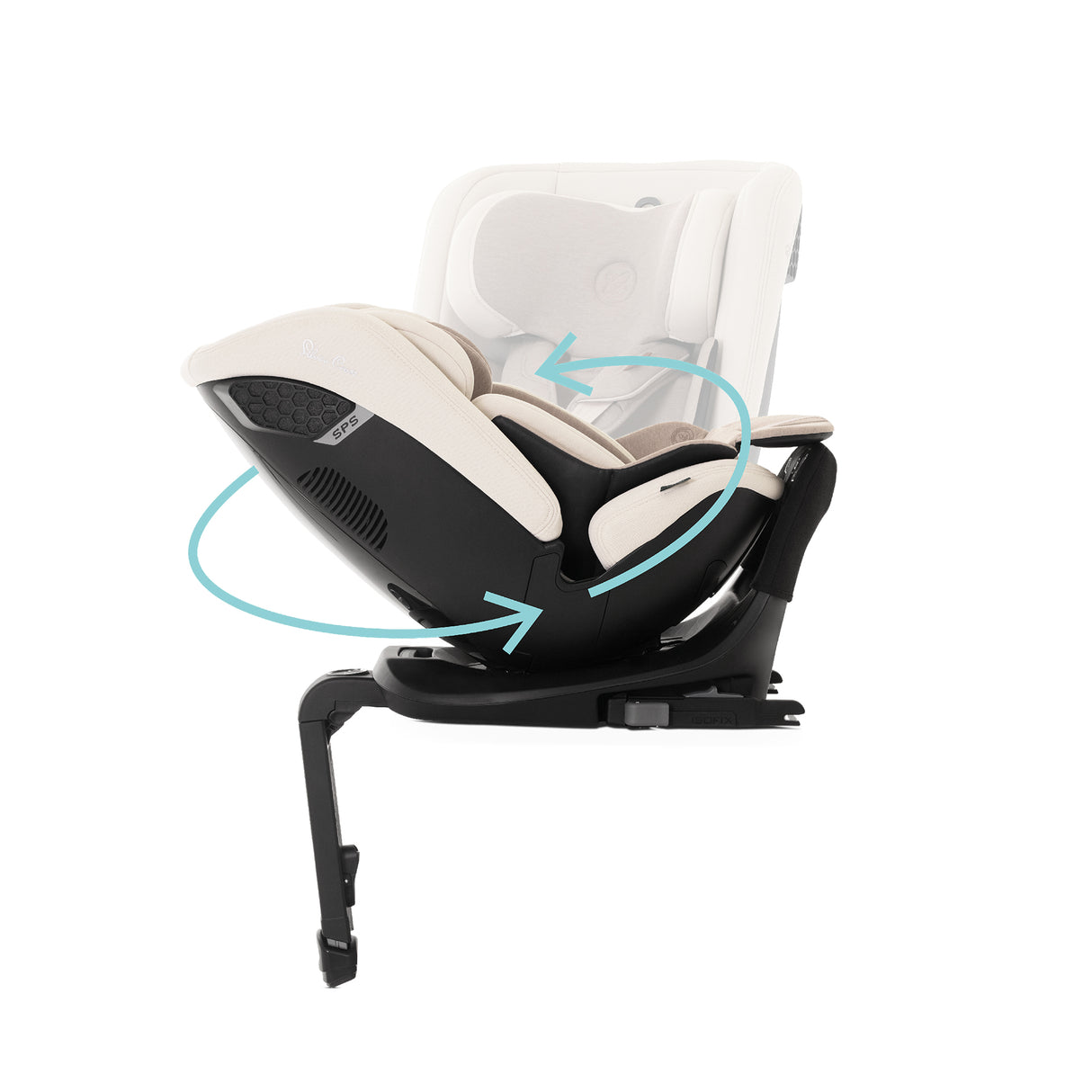 Silver Cross Motion 2 All Size 360 Car Seat - Almond