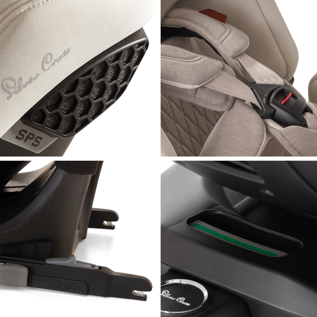 Silver Cross Motion 2 All Size 360 Car Seat - Almond