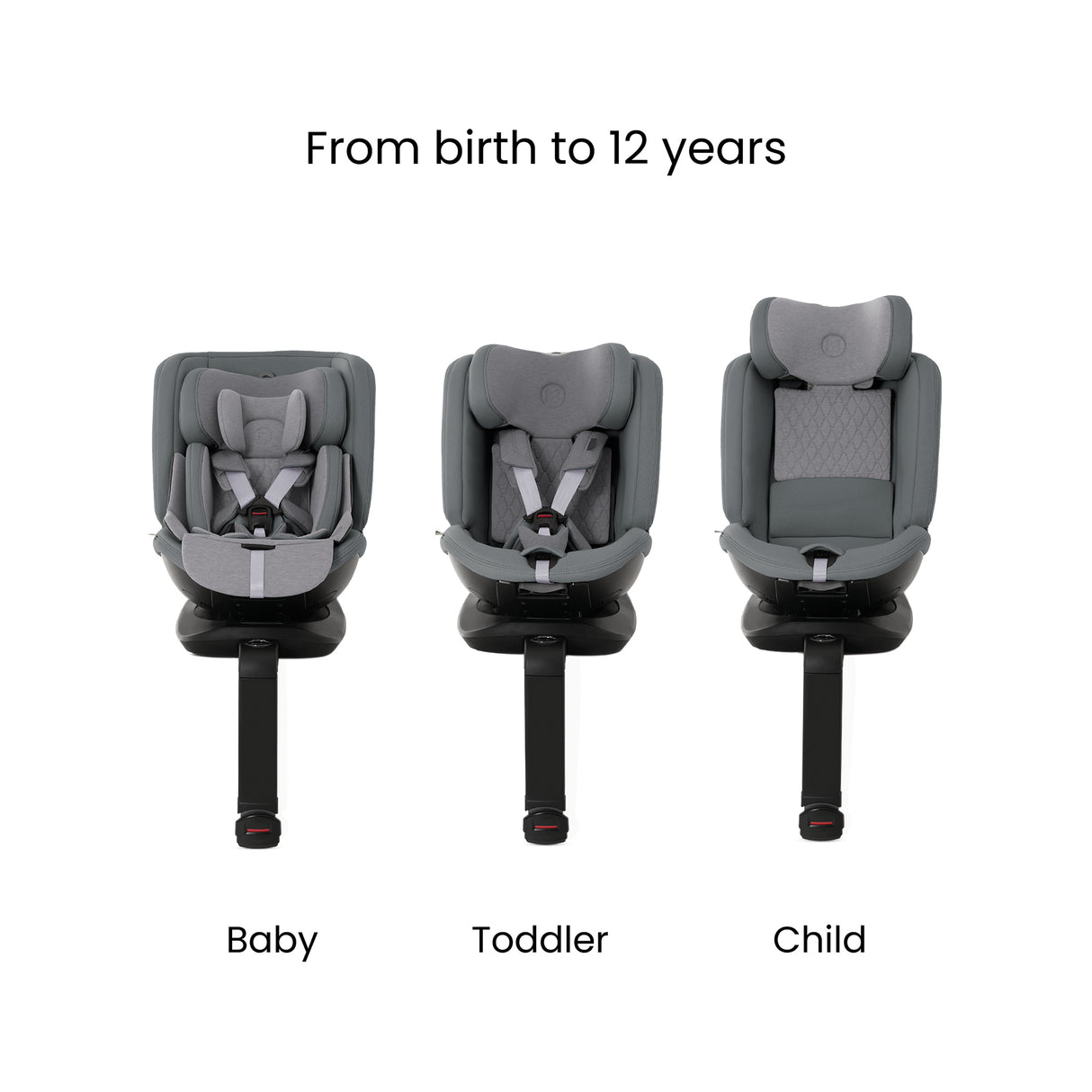 Silver Cross Motion 2 All Size 360 Car Seat - Glacier