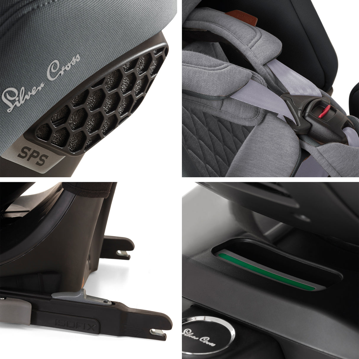 Silver Cross Motion 2 All Size 360 Car Seat - Glacier