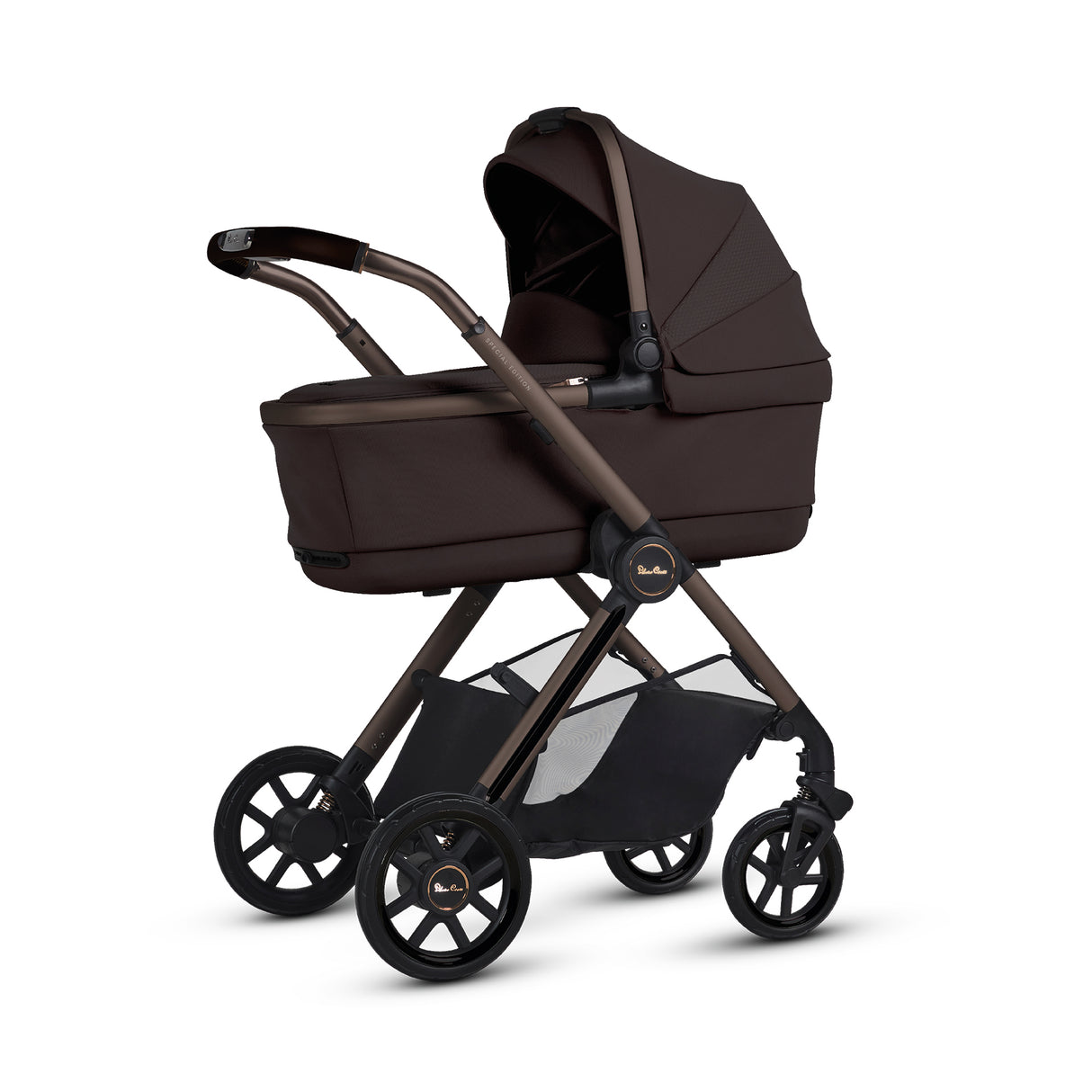 Silver Cross Reef 2 Special Edition Ultimate Travel System Bundle with Dream Car Seat and Motion 2 Car Seat - Ganache