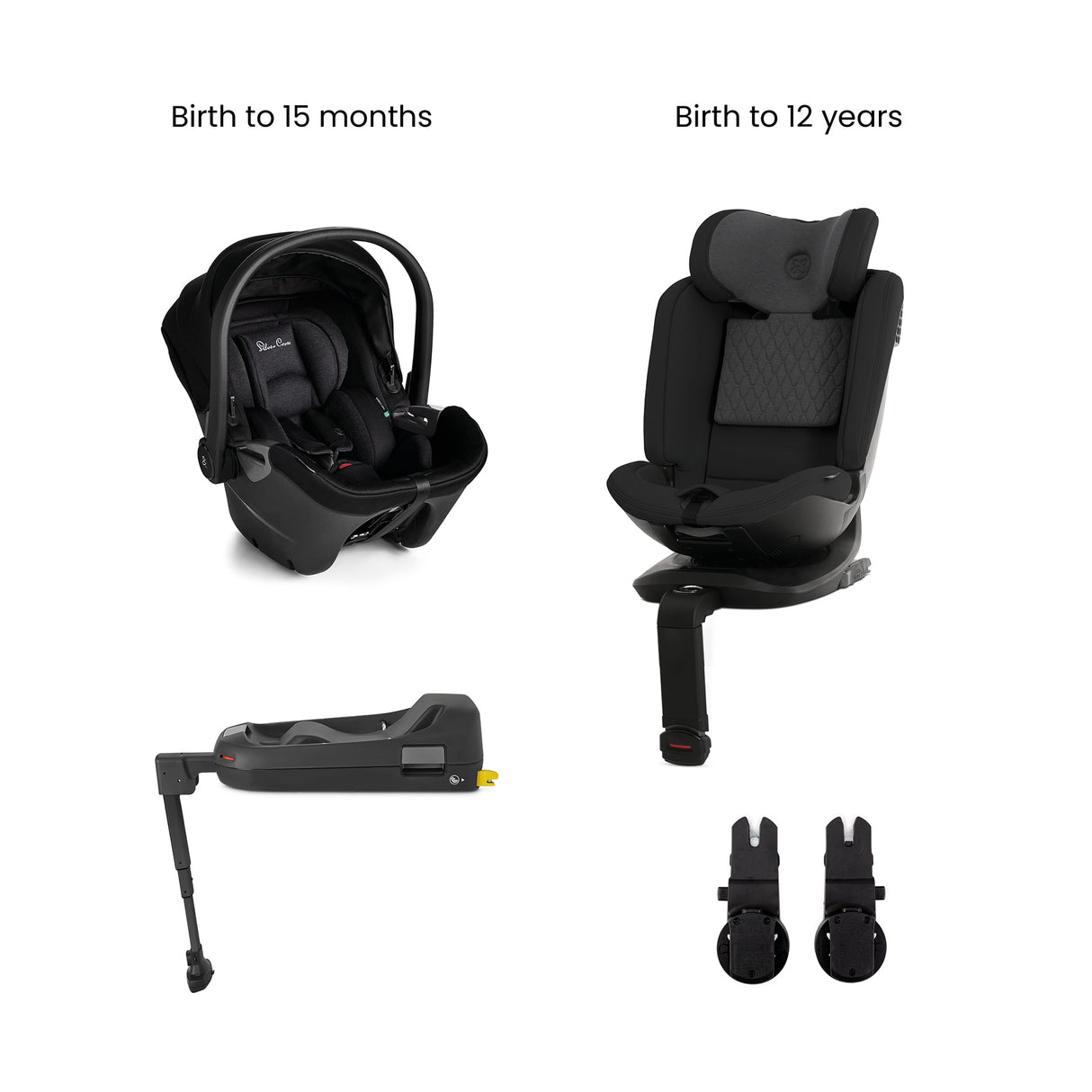 Silver Cross Reef 2 Special Edition Ultimate Travel System Bundle with Dream Car Seat and Motion 2 Car Seat - Espresso