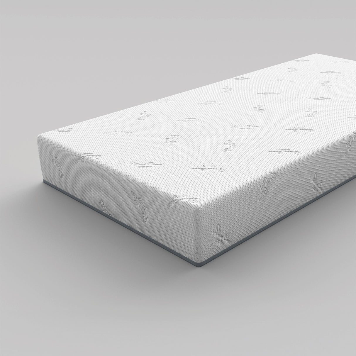 Silver Cross Geneva 5 Piece Nursery Furniture Set with Cot Bed, Under Drawer, Dresser, Wardrobe, Carmel Rocking Chair and TrueFit Eco Fibre Mattress