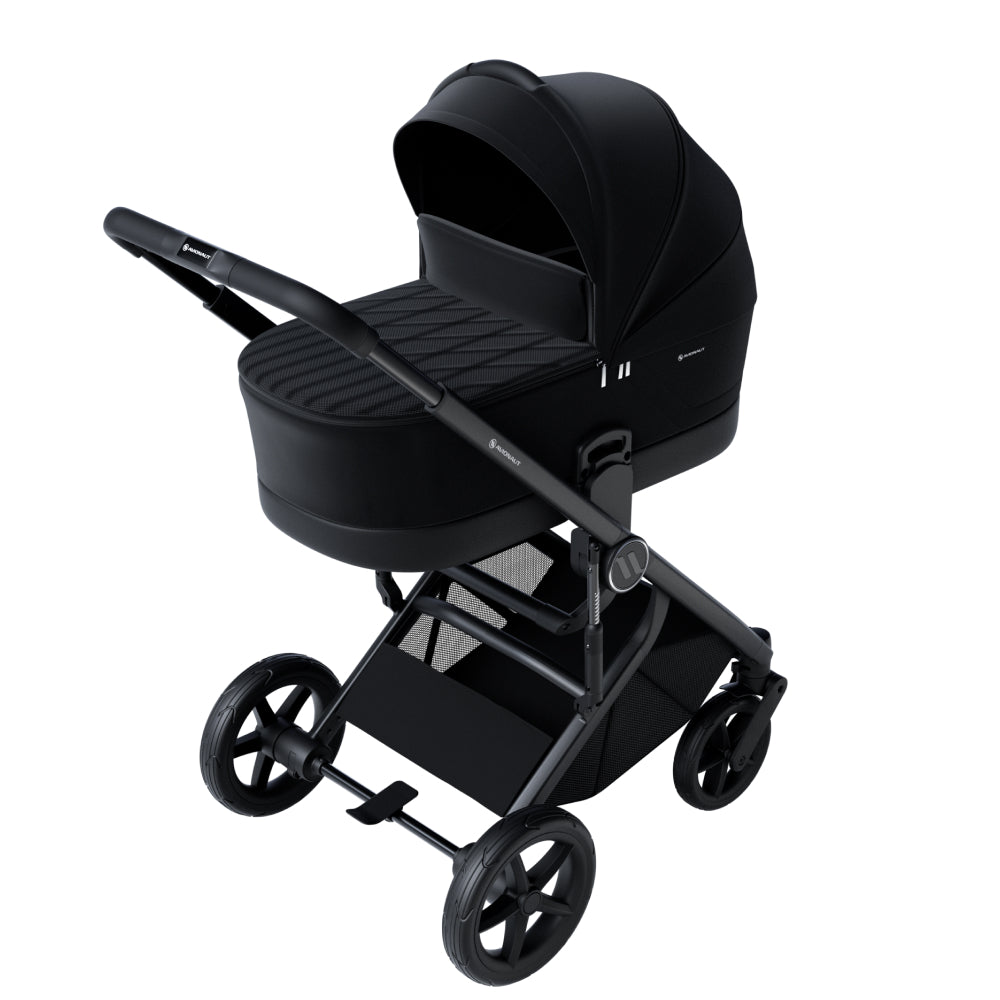 Avionaut Sirius 2 Pushchair and Carrycot Bundle - Black