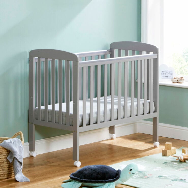 Babymore Space Save Cot - Grey